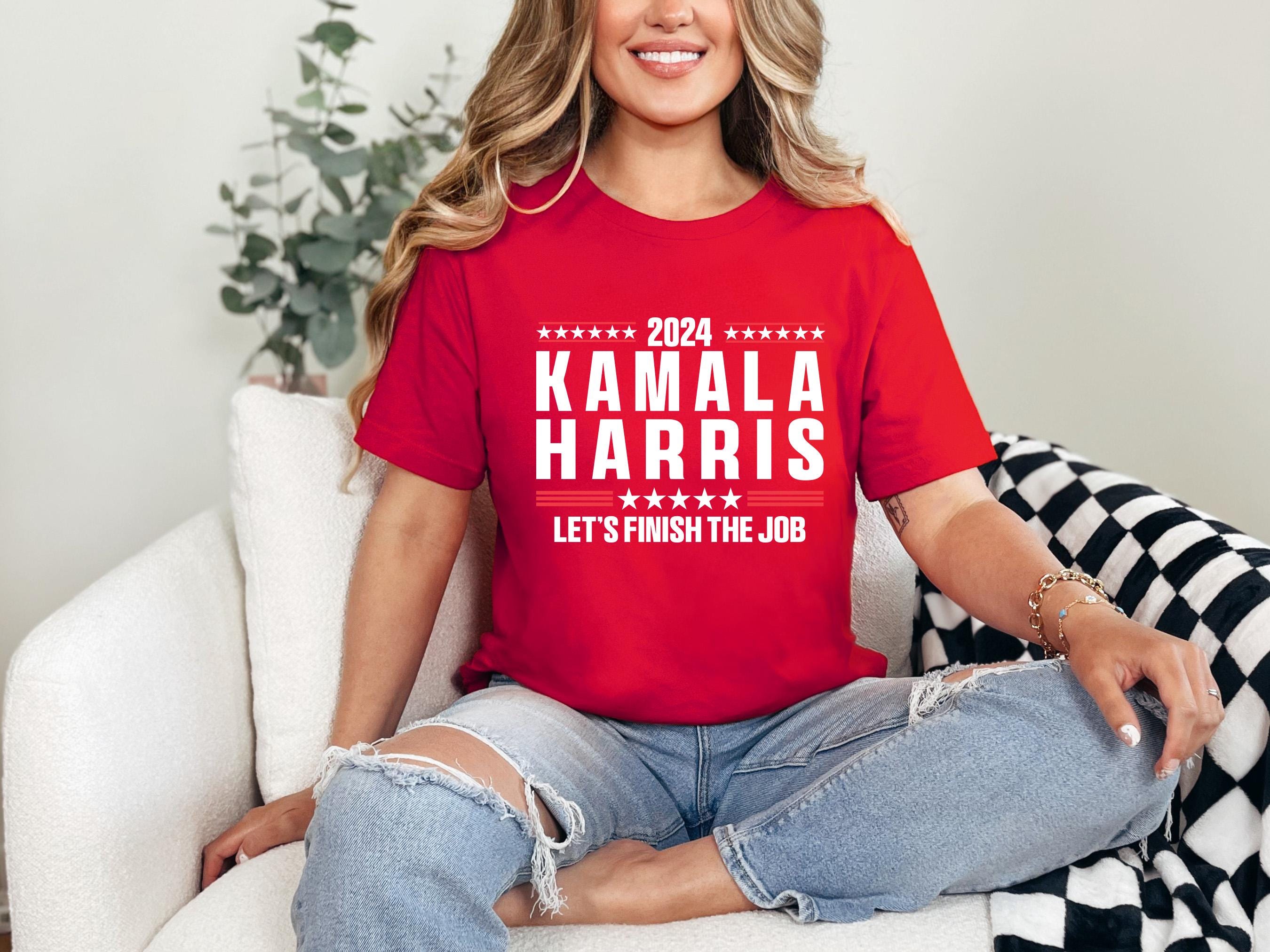 2024 Kamala Harris Let's Finish The Job Shirt, Madam President Shirt, Kamala Shirt, President Kamala Harris 2024 Shirt, I am Speaking Shirt