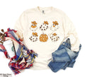 Vintage Halloween Pumpkin Spooky Season Sweatshirt,Ghost And Pumpkin Sweater,Spooky Fall Reading Ghost Sweatshirt,Halloween Party Sweater