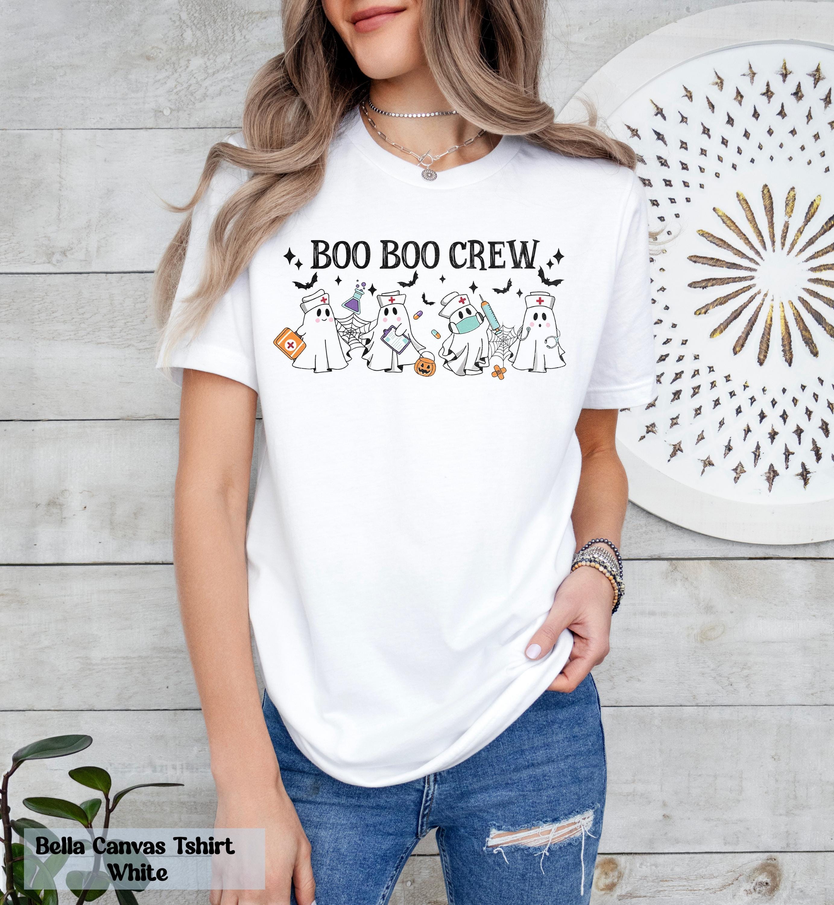 Comfort Colors Boo Boo Crew Shirt, Boo Crew Nurse Tee, Halloween Nurse Tee, School Nurse Gift, Pediatric Nurse Shirt, Nurse Graduation Gift