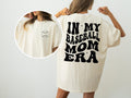 In My Baseball Mom Era Shirt, Sport Mom Shirt, Comfort Color Baseball Mama Shirt, Baseball Mama Crewneck, Retro Baseball Season Shirt