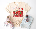Bella Canvas Christmas Coffee , Christmas Coffee Shirt, Women Holiday Shirt, Coffee Lover Gift, Latte Drink Crewneck, merry christmas