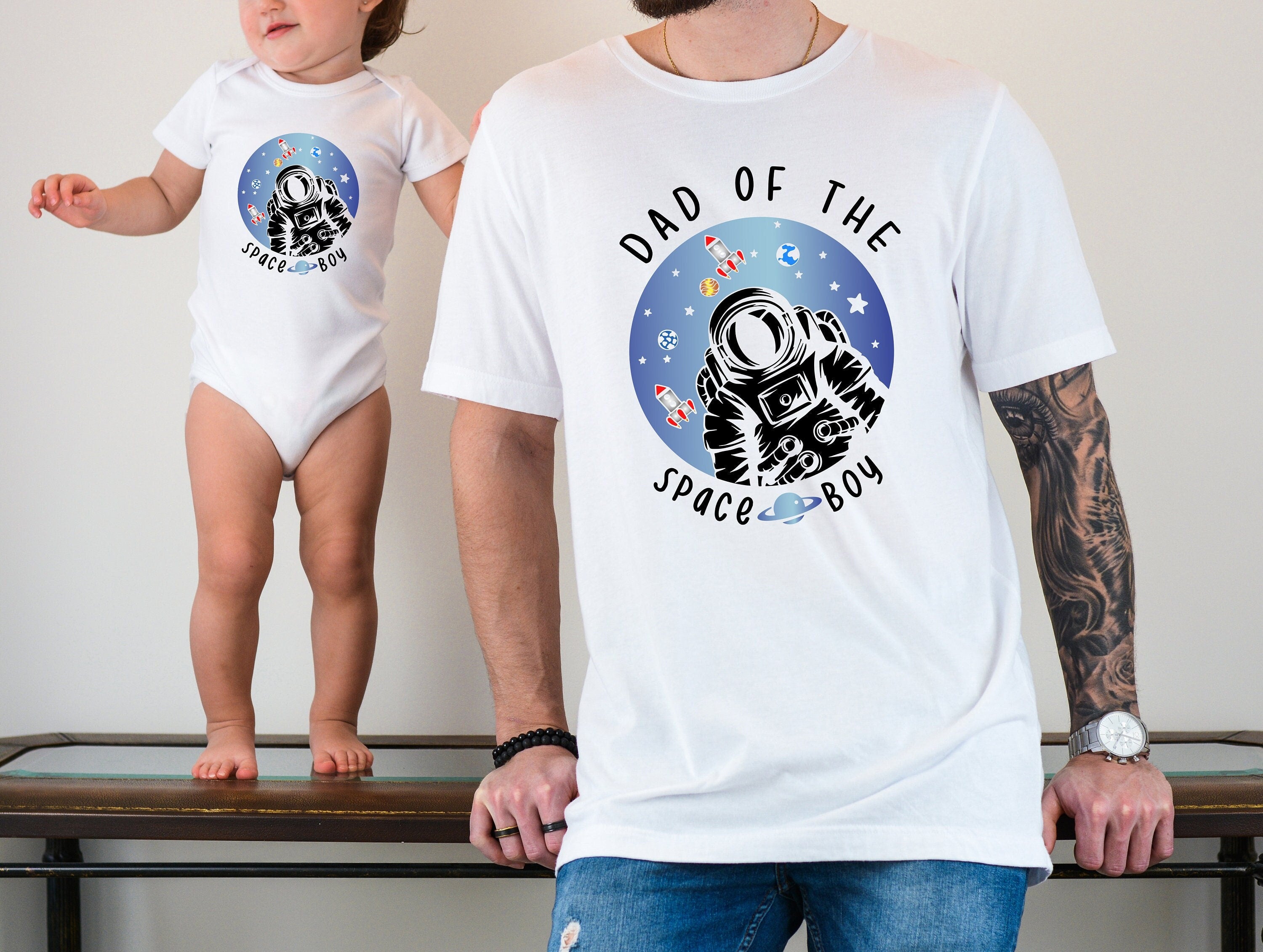 Custom Rocket Shirt Birthday, Astronaut Family Birthday Party T-Shirt, Space Family Matching Birthday Shirts, Birthday Boy Family Gift Shirt