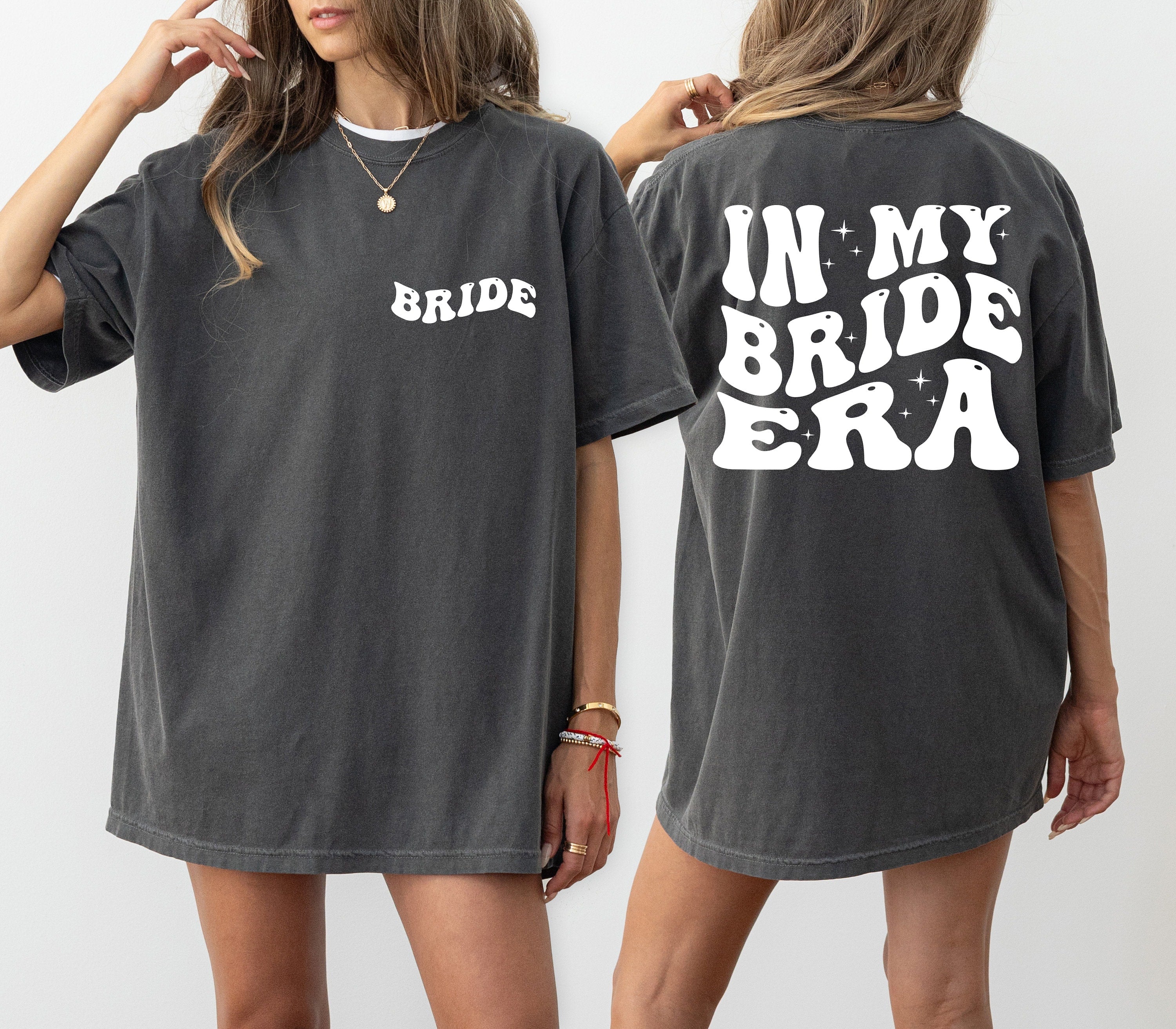 In My Bride Era Shirt, Bridal Party Shirt, Retro Bride Tee, Bride To Be, Bridesmaid Tees, Groovy Bride Shirt, Concert Tee, Gift For Bride