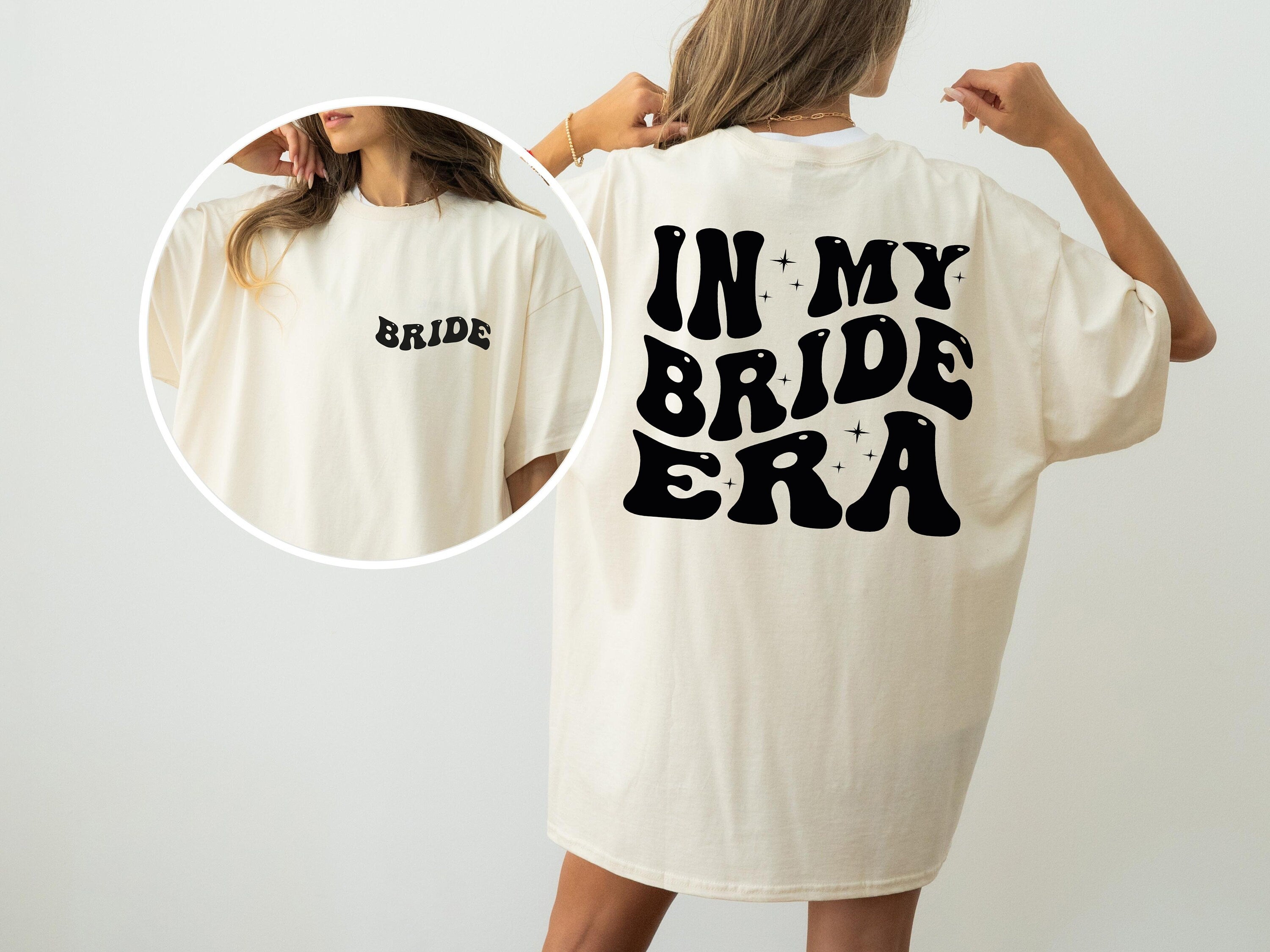 In My Bride Era Shirt, Bridal Party Shirt, Retro Bride Tee, Bride To Be, Bridesmaid Tees, Groovy Bride Shirt, Concert Tee, Gift For Bride
