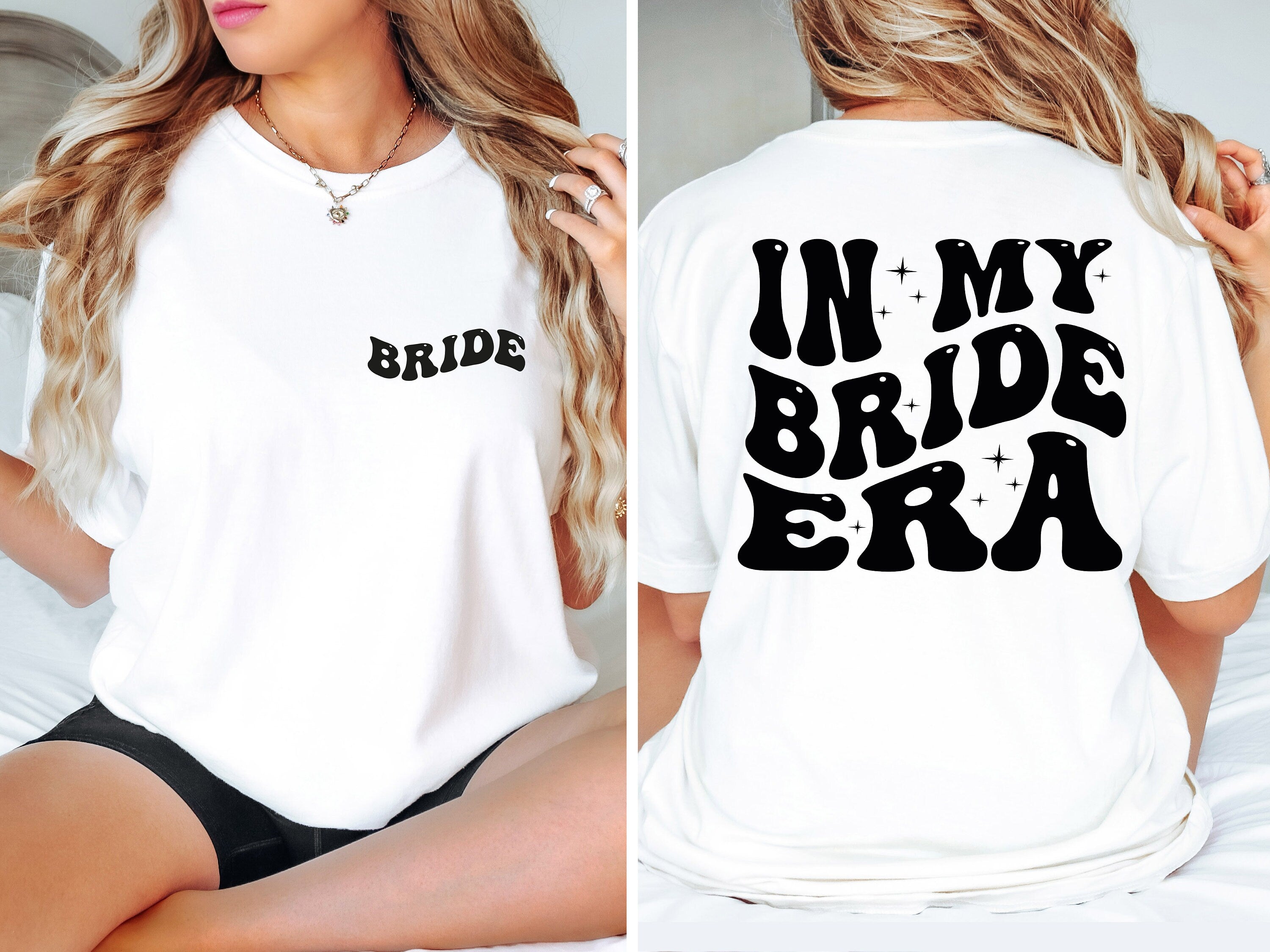 In My Bride Era Shirt, Bridal Party Shirt, Retro Bride Tee, Bride To Be, Bridesmaid Tees, Groovy Bride Shirt, Concert Tee, Gift For Bride
