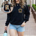 Solar Eclipse 2024 Sweatshirt, April 8th 2024 Shirt,  Double-Sided Shirt, Eclipse Event 2024 Shirt, Celestial Shirt, Gift for Eclipse Lover,
