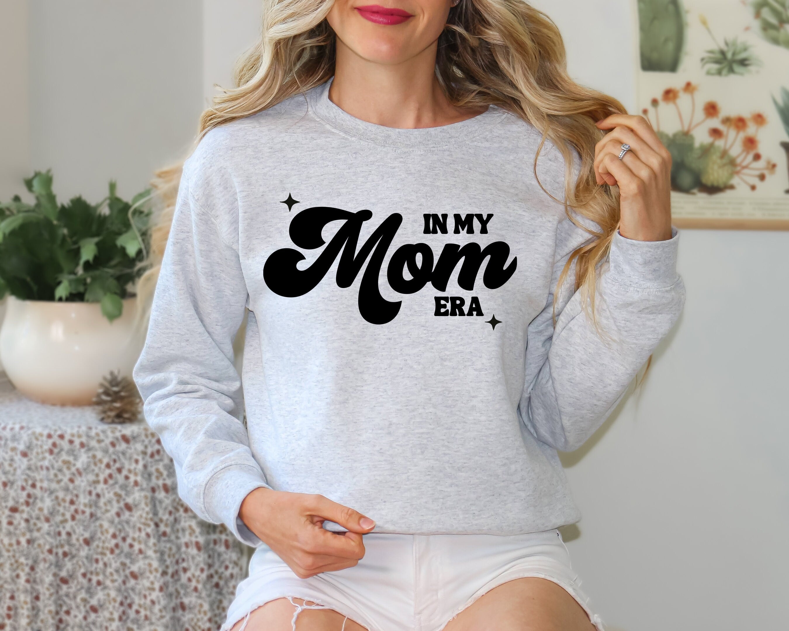 In My Mom Era Sweatshirt, Mama Sweatshirt,  Mom Club,  Mom Sweatshirt, New Mom Gift, Gender Reveal, Expecting Mom Gift