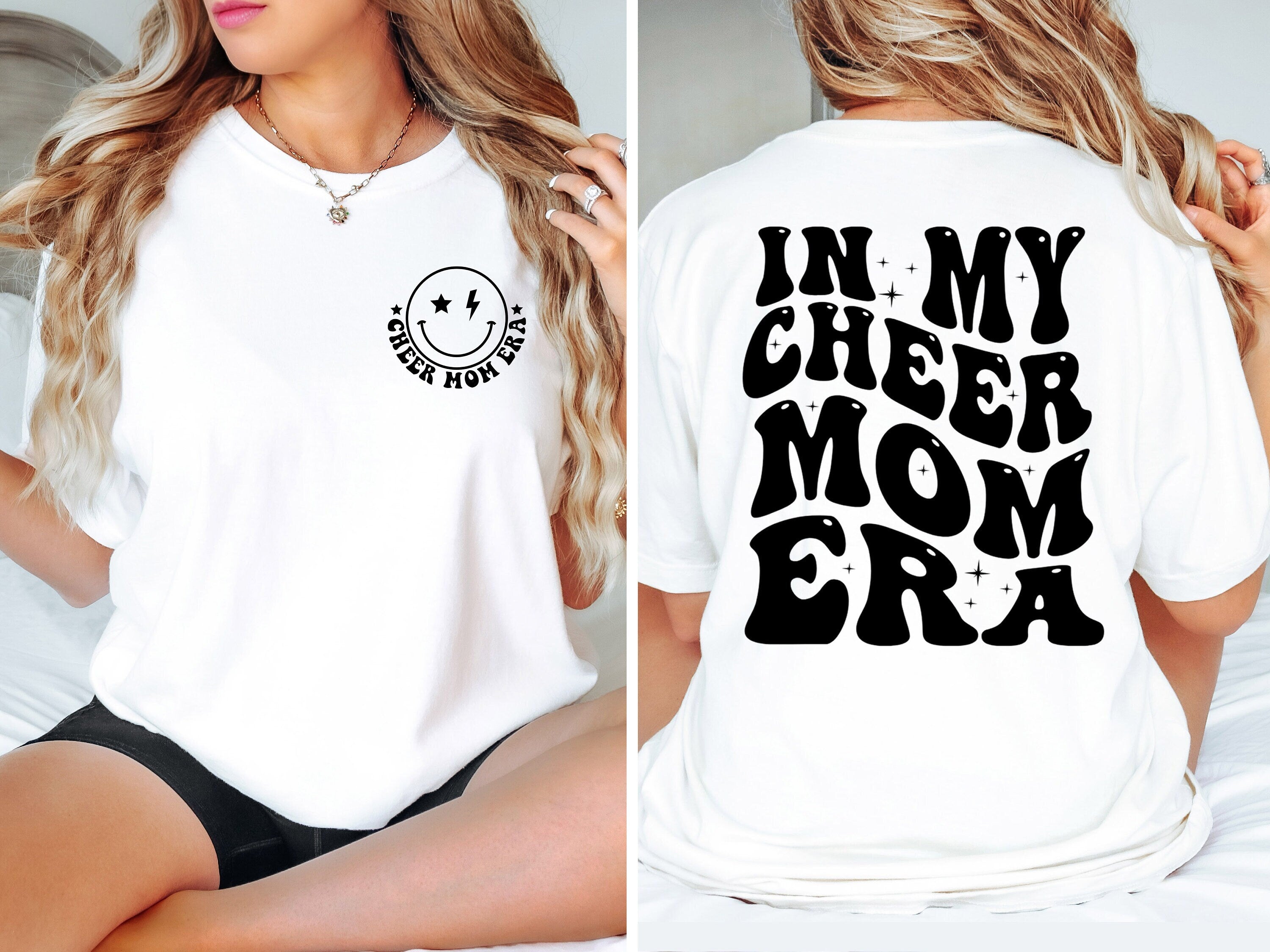 In My Cheer Mom Era Sweatshirt, Cheerleader Comfort Colors Tshirt, Cheer Mom Club, Cheer Tshirt, Cheerleader Mama Gift Cheerleading Mom Gift