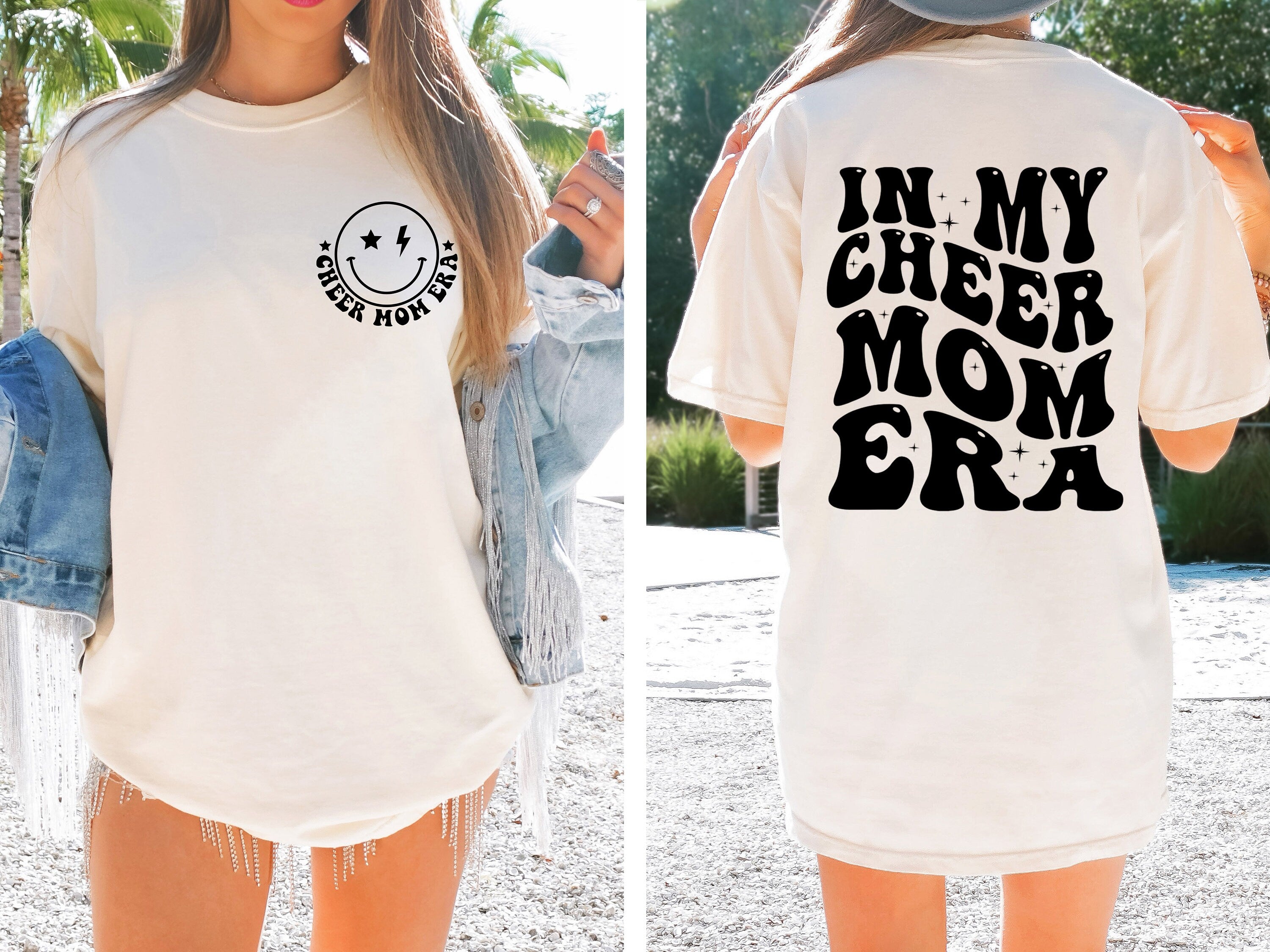 In My Cheer Mom Era Sweatshirt, Cheerleader Comfort Colors Tshirt, Cheer Mom Club, Cheer Tshirt, Cheerleader Mama Gift Cheerleading Mom Gift
