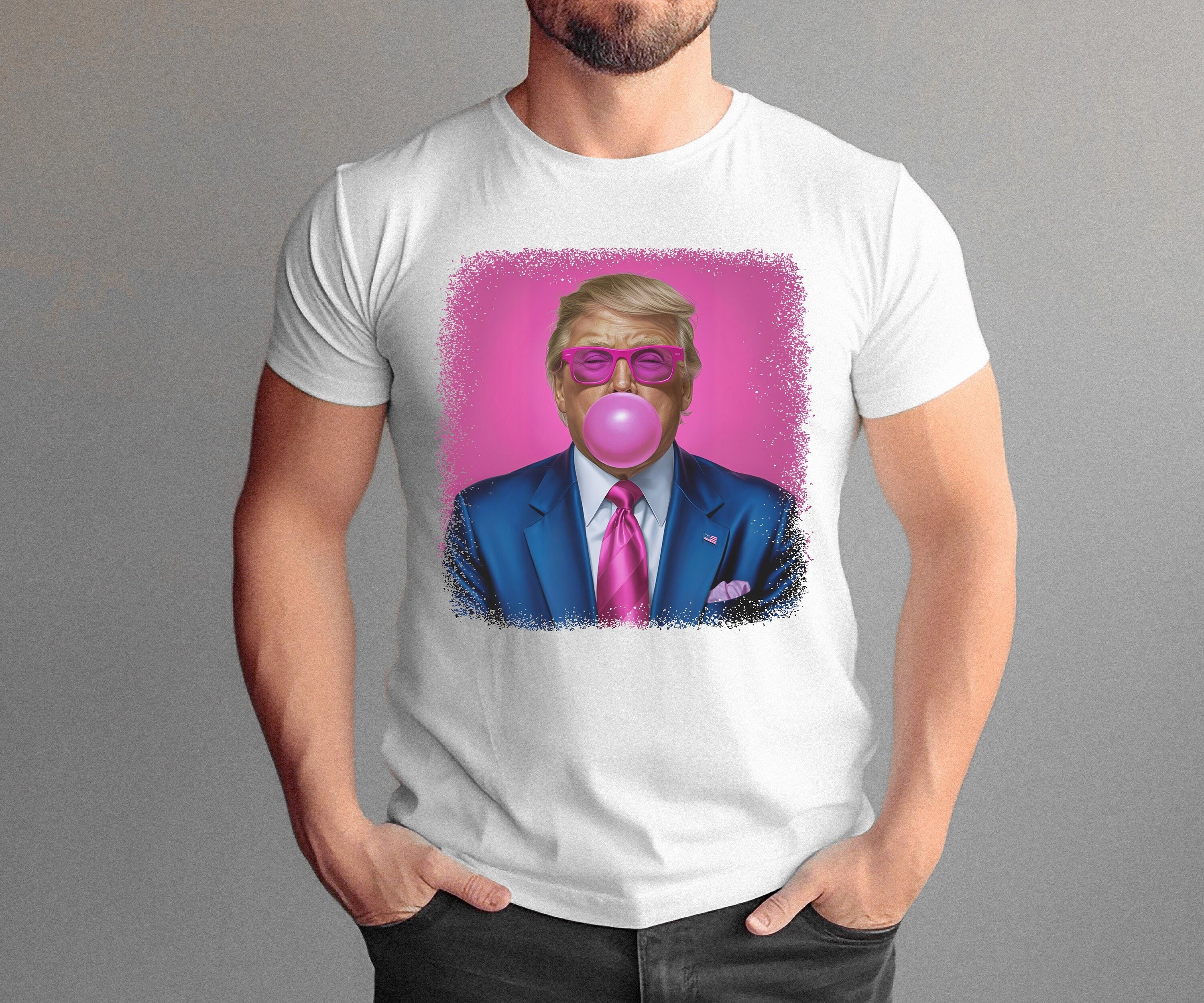 Trump Gum Shirt, Trump Shirt, Funny Trump Shirt, Republican Tee, Trump 2024 Shirt, American Flag Shirt, Patriotic Outfit, President Trump