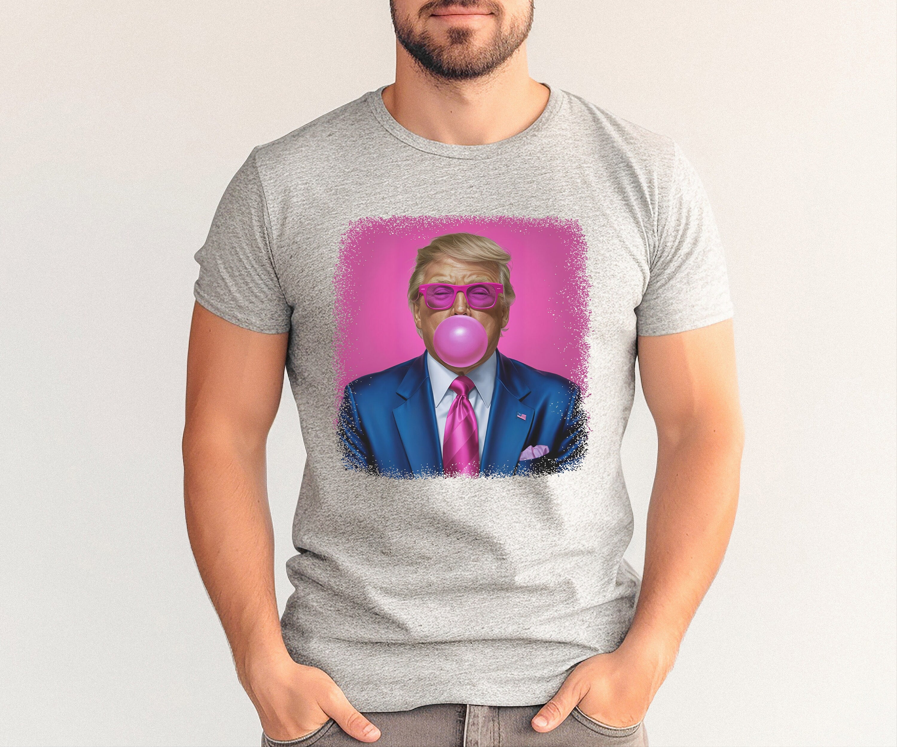 Trump Gum Shirt, Trump Shirt, Funny Trump Shirt, Republican Tee, Trump 2024 Shirt, American Flag Shirt, Patriotic Outfit, President Trump
