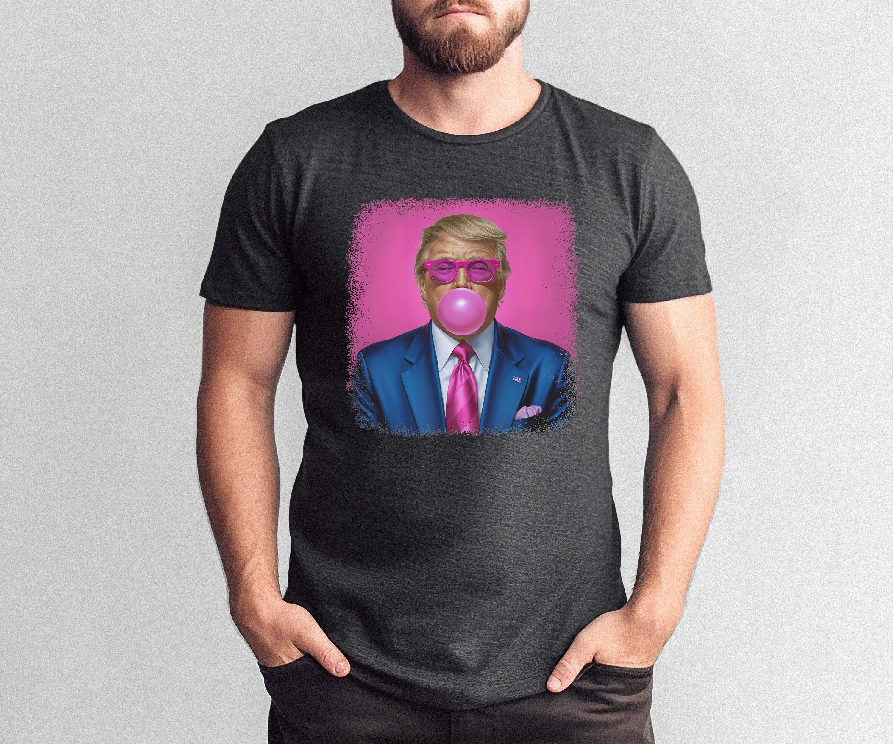 Trump Gum Shirt, Trump Shirt, Funny Trump Shirt, Republican Tee, Trump 2024 Shirt, American Flag Shirt, Patriotic Outfit, President Trump