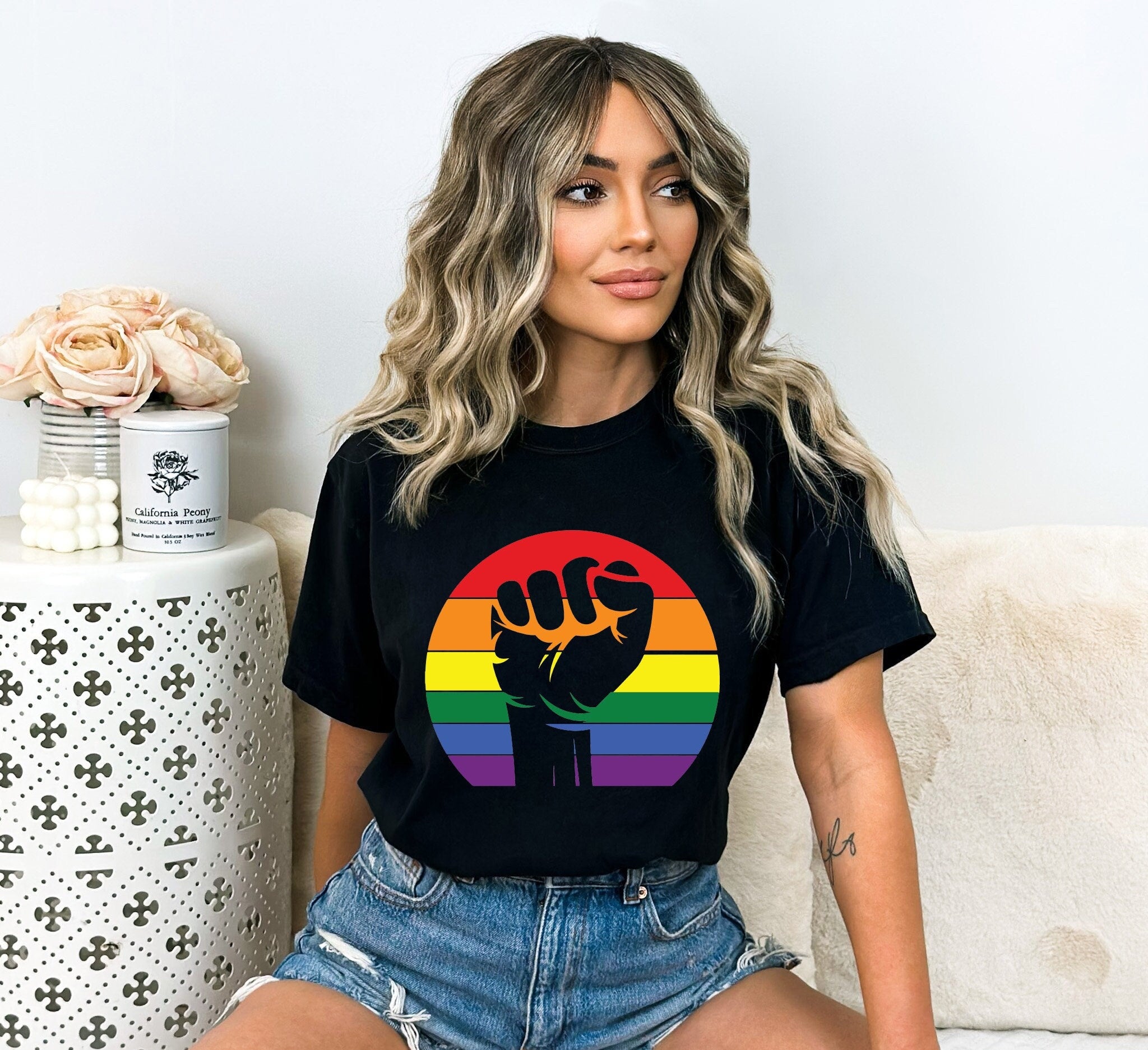LGBTQ Political Activism Shirt, Human Rights Apparel, Gay Pride Apparel, Trans T Shirt, LGBT Clothing Pride Shirt, Women Gay Clothing