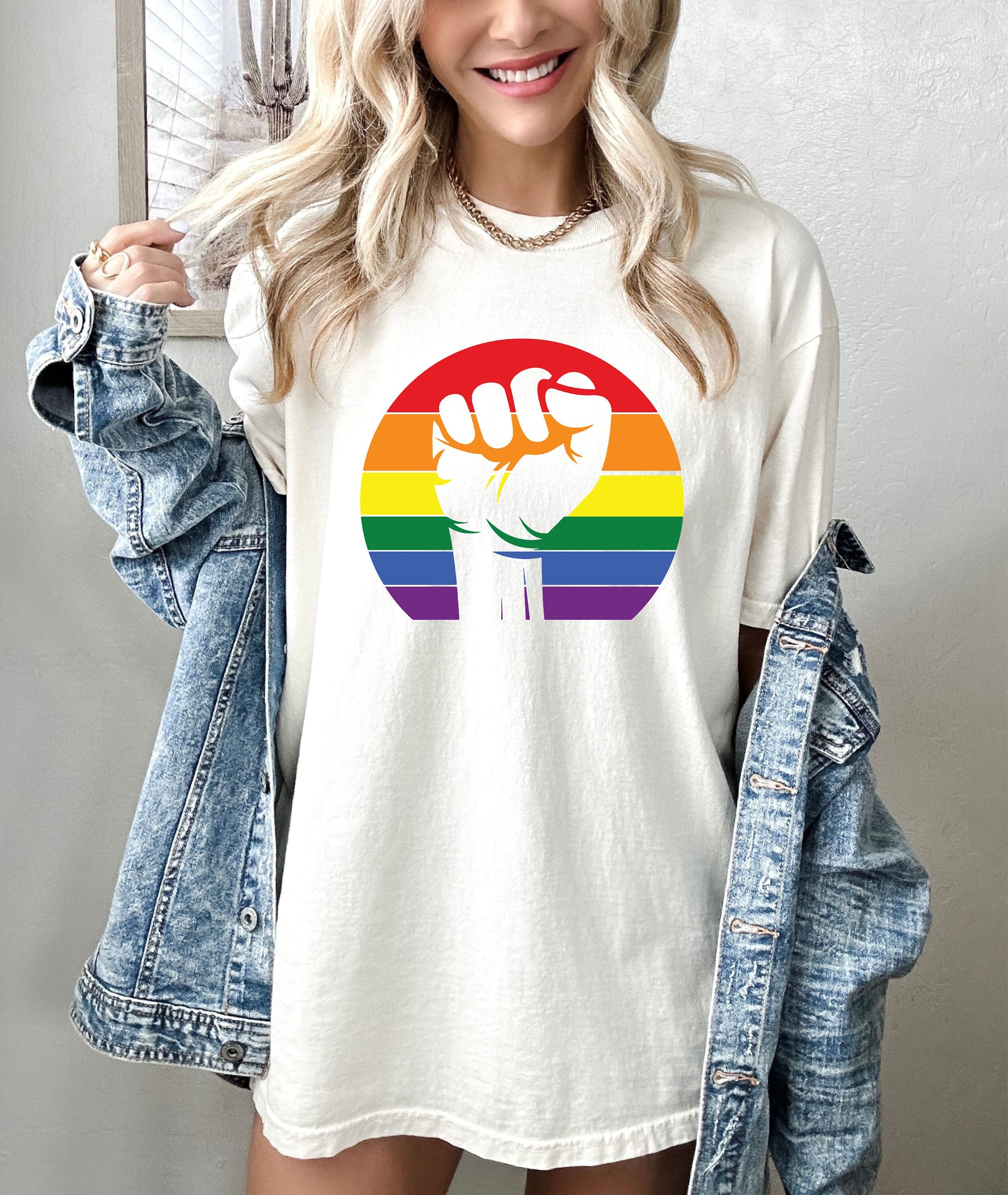 LGBTQ Political Activism Shirt, Human Rights Apparel, Gay Pride Apparel, Trans T Shirt, LGBT Clothing Pride Shirt, Women Gay Clothing
