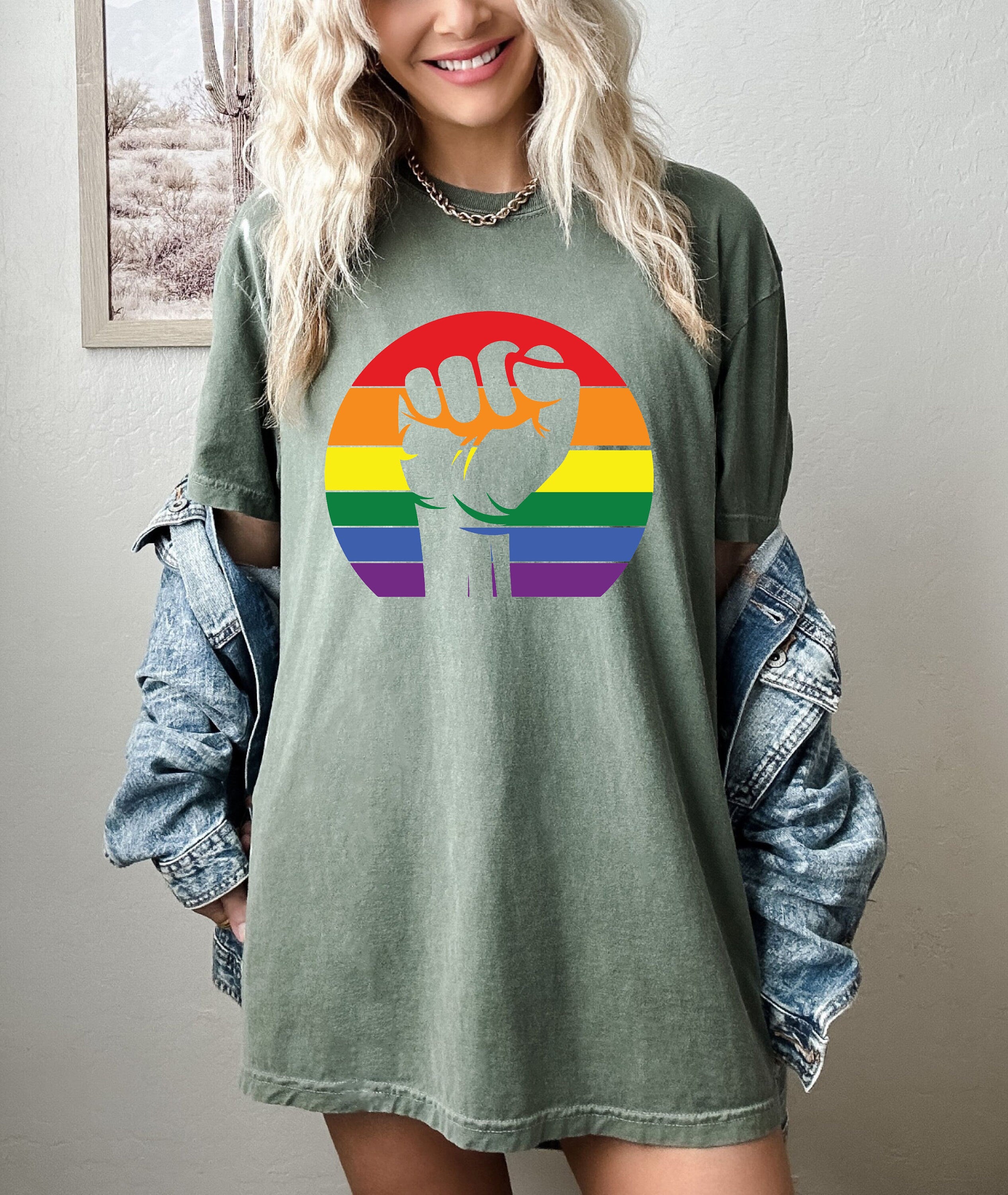 LGBTQ Political Activism Shirt, Human Rights Apparel, Gay Pride Apparel, Trans T Shirt, LGBT Clothing Pride Shirt, Women Gay Clothing
