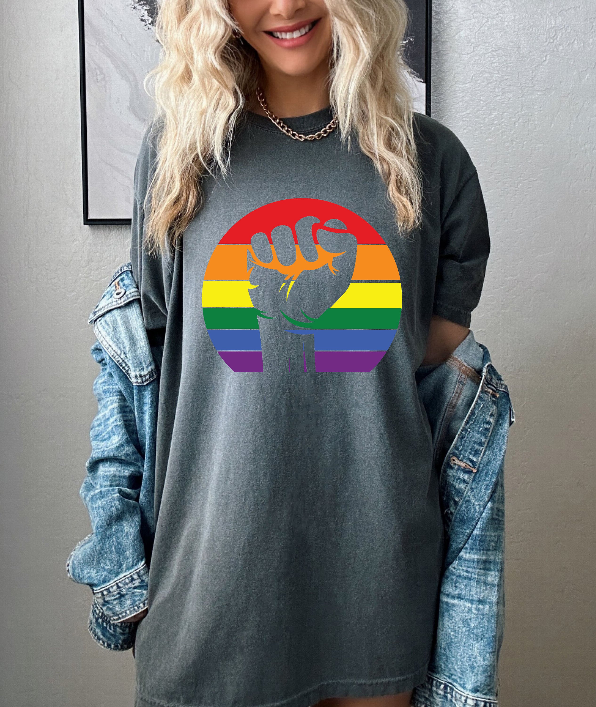 LGBTQ Political Activism Shirt, Human Rights Apparel, Gay Pride Apparel, Trans T Shirt, LGBT Clothing Pride Shirt, Women Gay Clothing