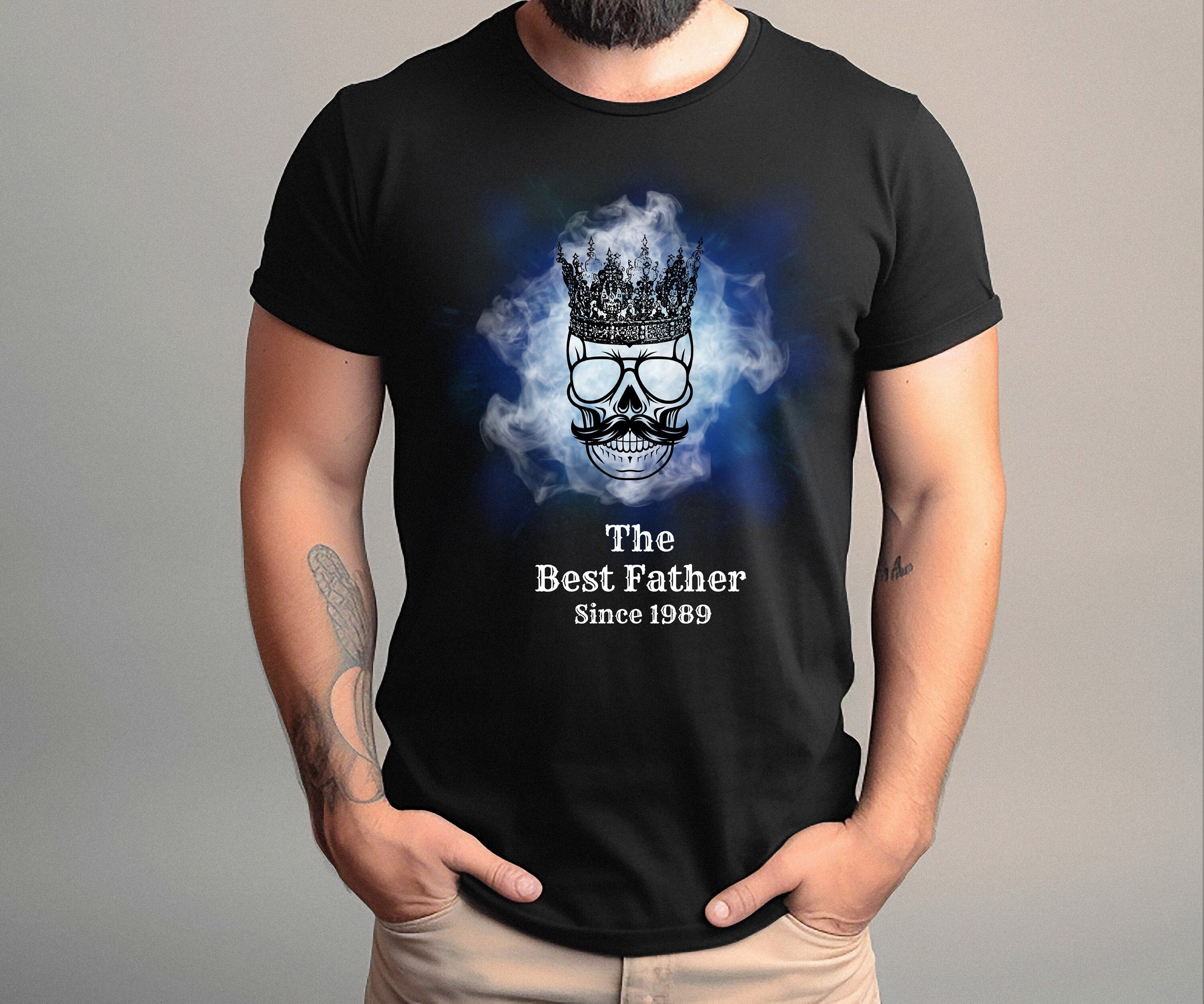 Custom Best Father Shirt, Father's Day Gift, New Dad Gift, Personalized Dad Shirt, New Dad Reveal Shirt, Father Shirt, Gift For Dad