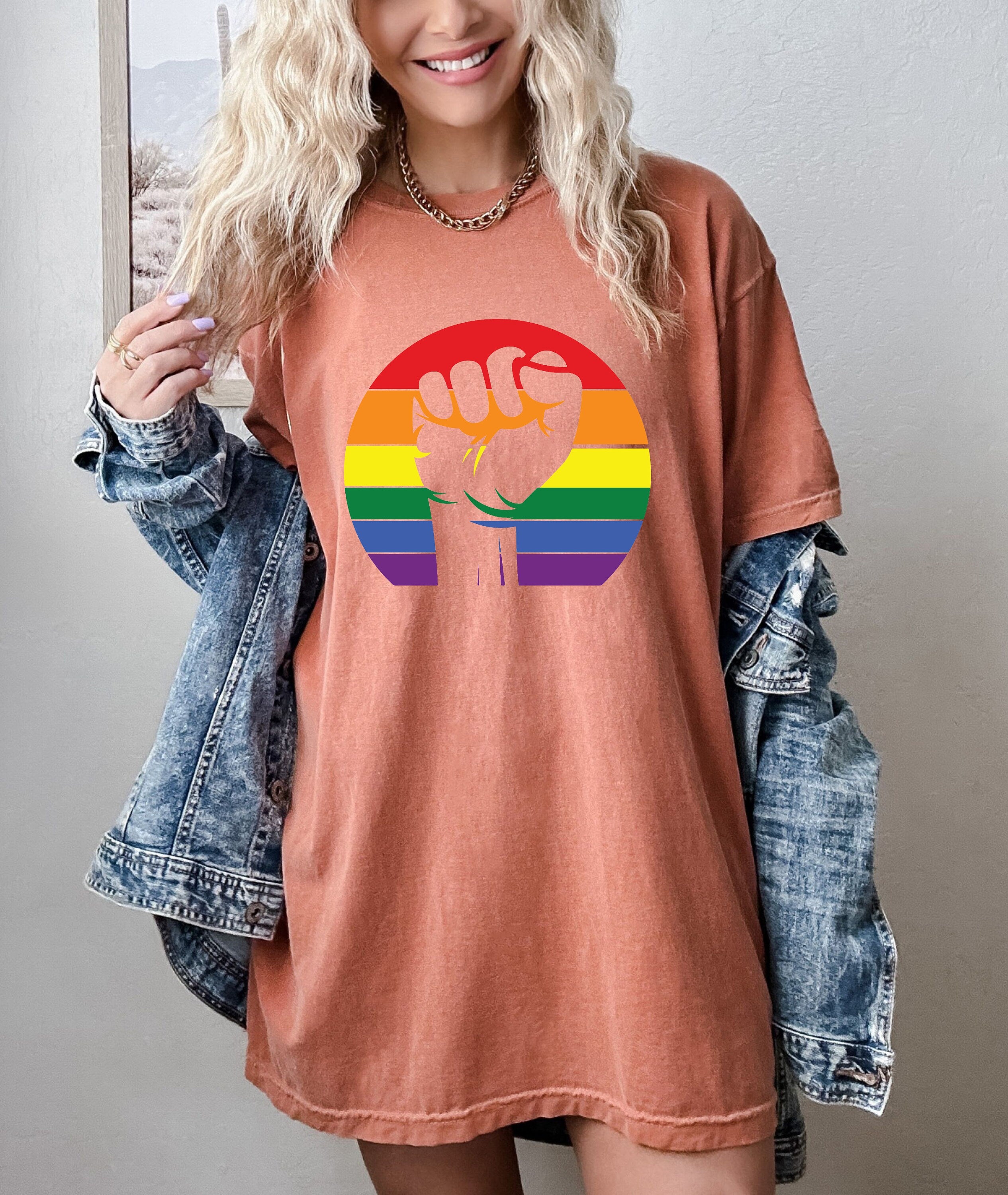 LGBTQ Political Activism Shirt, Human Rights Apparel, Gay Pride Apparel, Trans T Shirt, LGBT Clothing Pride Shirt, Women Gay Clothing