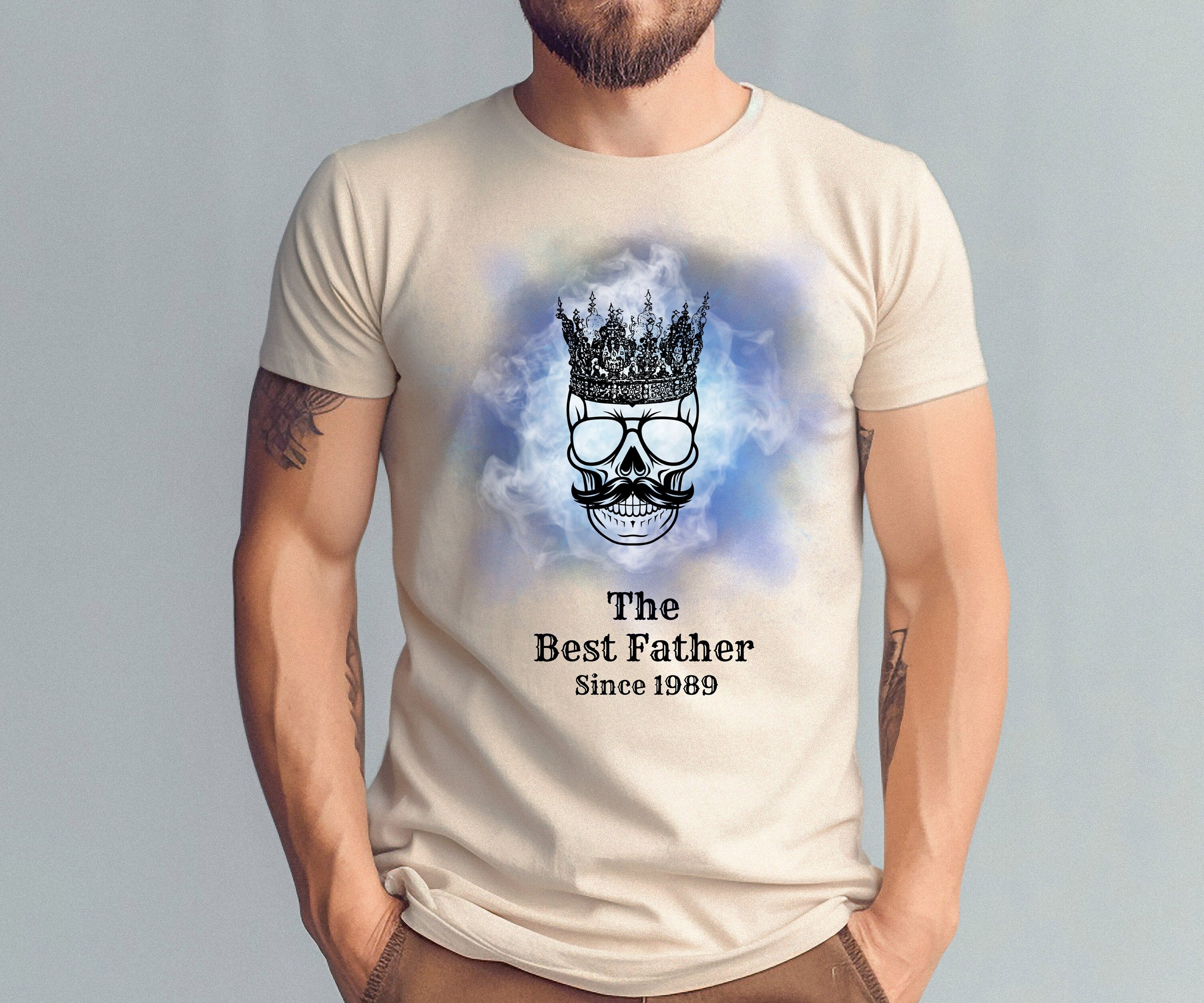 Custom Best Father Shirt, Father's Day Gift, New Dad Gift, Personalized Dad Shirt, New Dad Reveal Shirt, Father Shirt, Gift For Dad