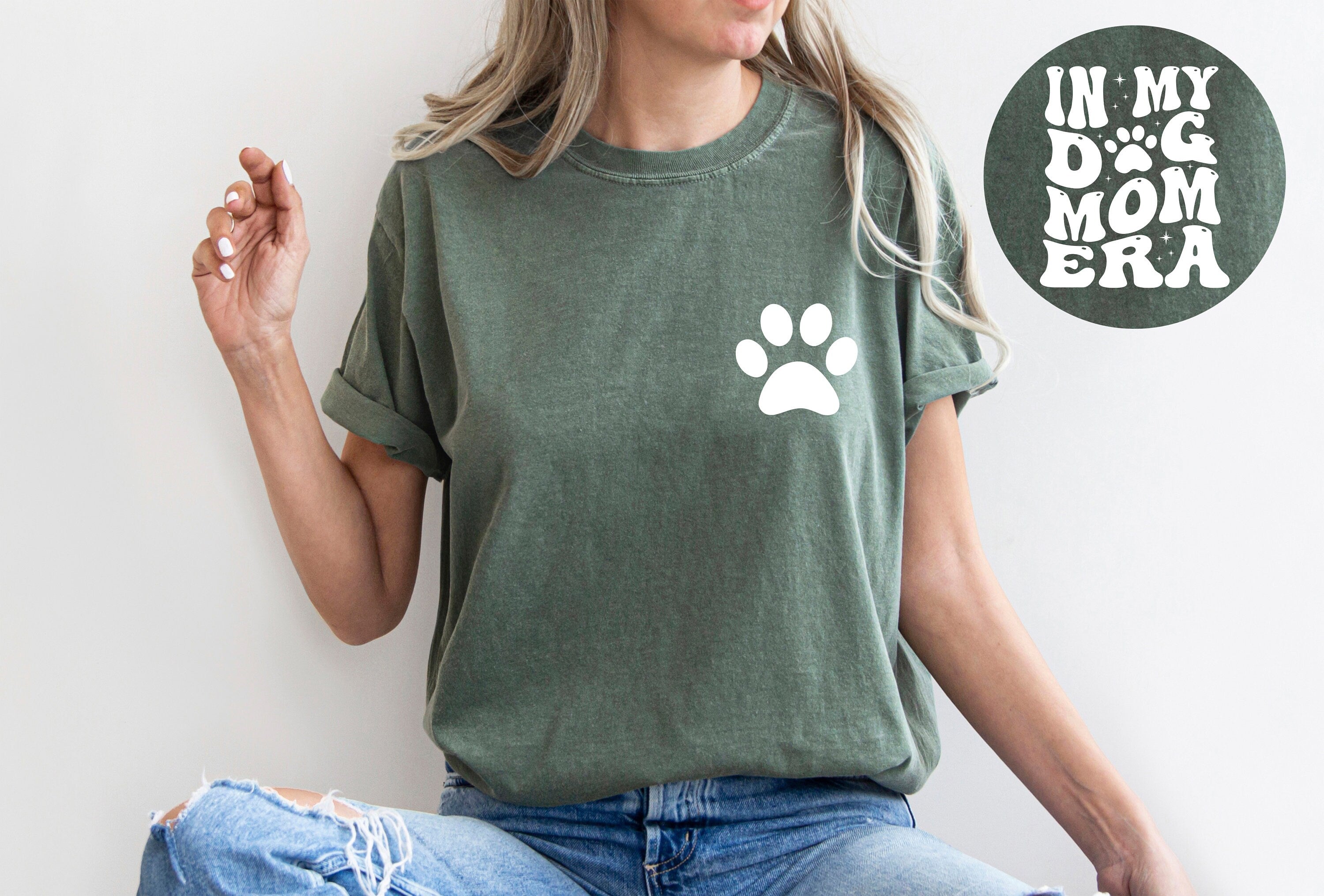 Dog Mom Era Sweatshirt, Mother's Day Gift, Custom Mom present, pet lover new dog owner, Mama Shirt, Dog Lover Gift, Dog Mom Life Shirt,