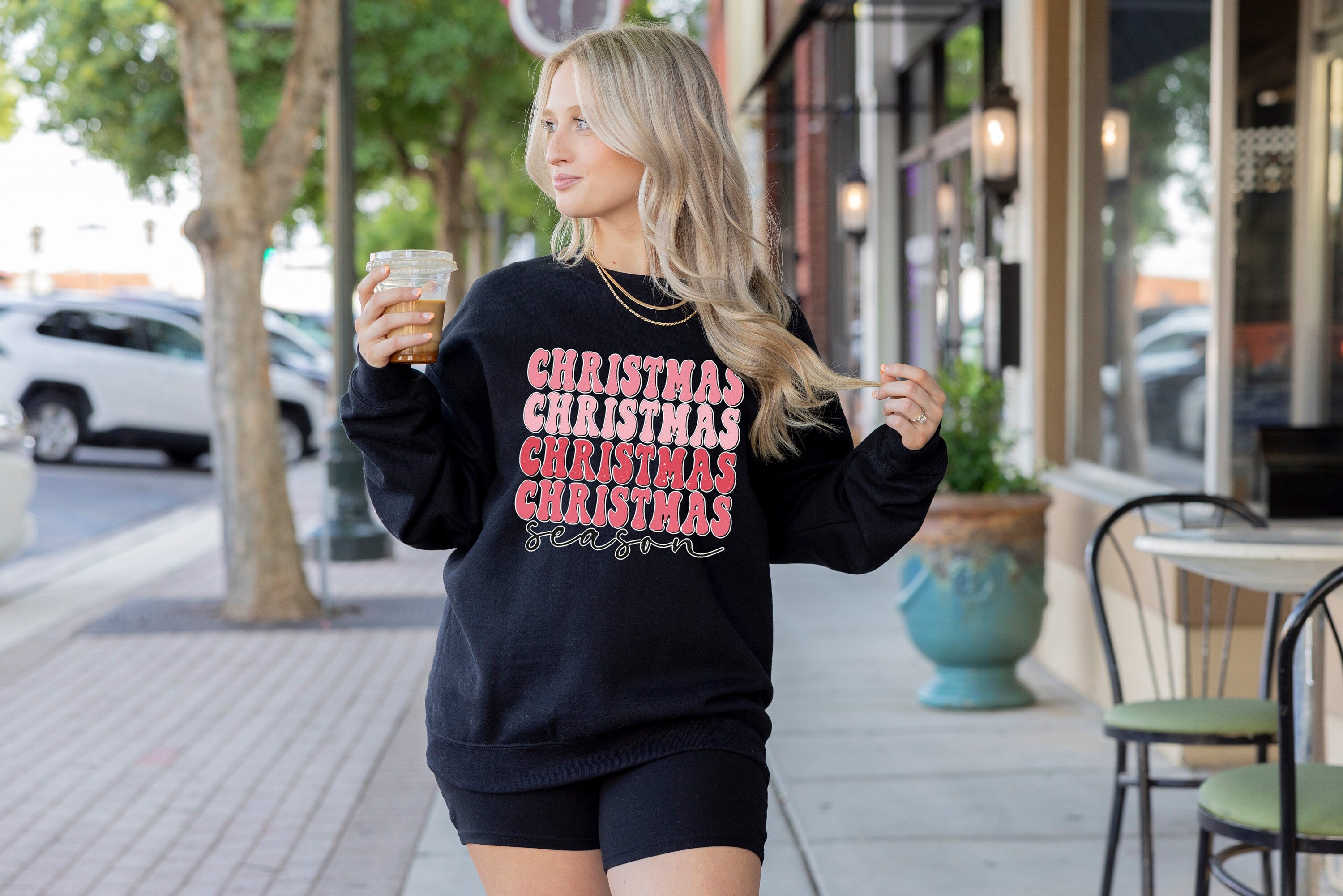 Christmas Season Sweatshirt, Merry Christmas Sweatshirt, Christmas Shirt for Women, Christmas Crewneck Sweatshirt, Christmas Graphic Tees