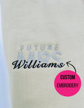 Custom Future Mrs. Embroidered Sweatshirt, Custom Mrs. Embroidered Sweatshirt, Personalized Sweatshirt,  Personalized Gift for Bride