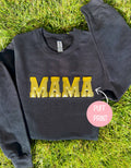 Embossed Mama Sweatshirt, Puff Print Mama Sweatshirt, Personalized Puff Sweatshirt, Mom Birthday Gift , Cute Mama Shirt, Mother's day gift