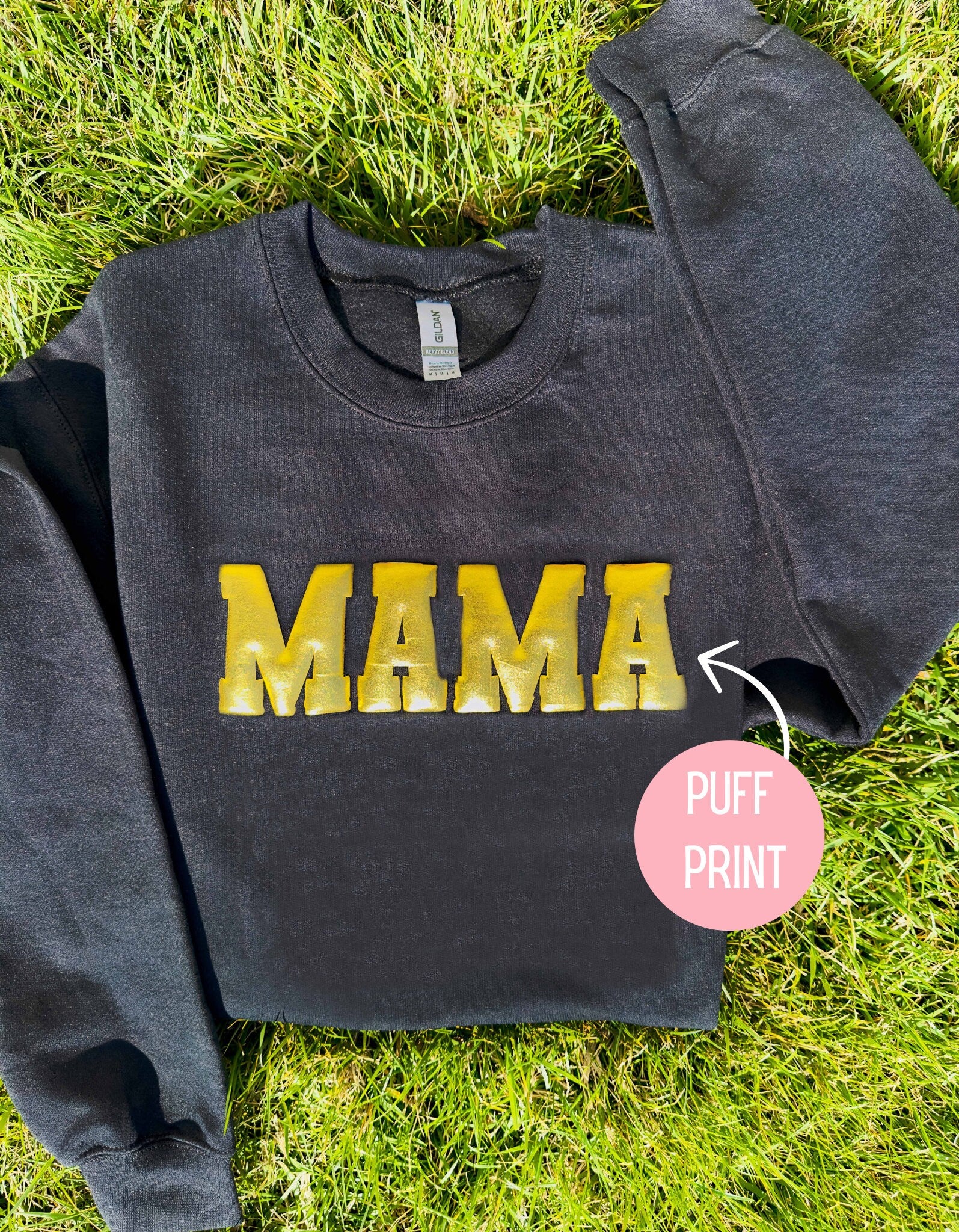 Embossed Mama Sweatshirt, Puff Print Mama Sweatshirt, Personalized Puff Sweatshirt, Mom Birthday Gift , Cute Mama Shirt, Mother's day gift