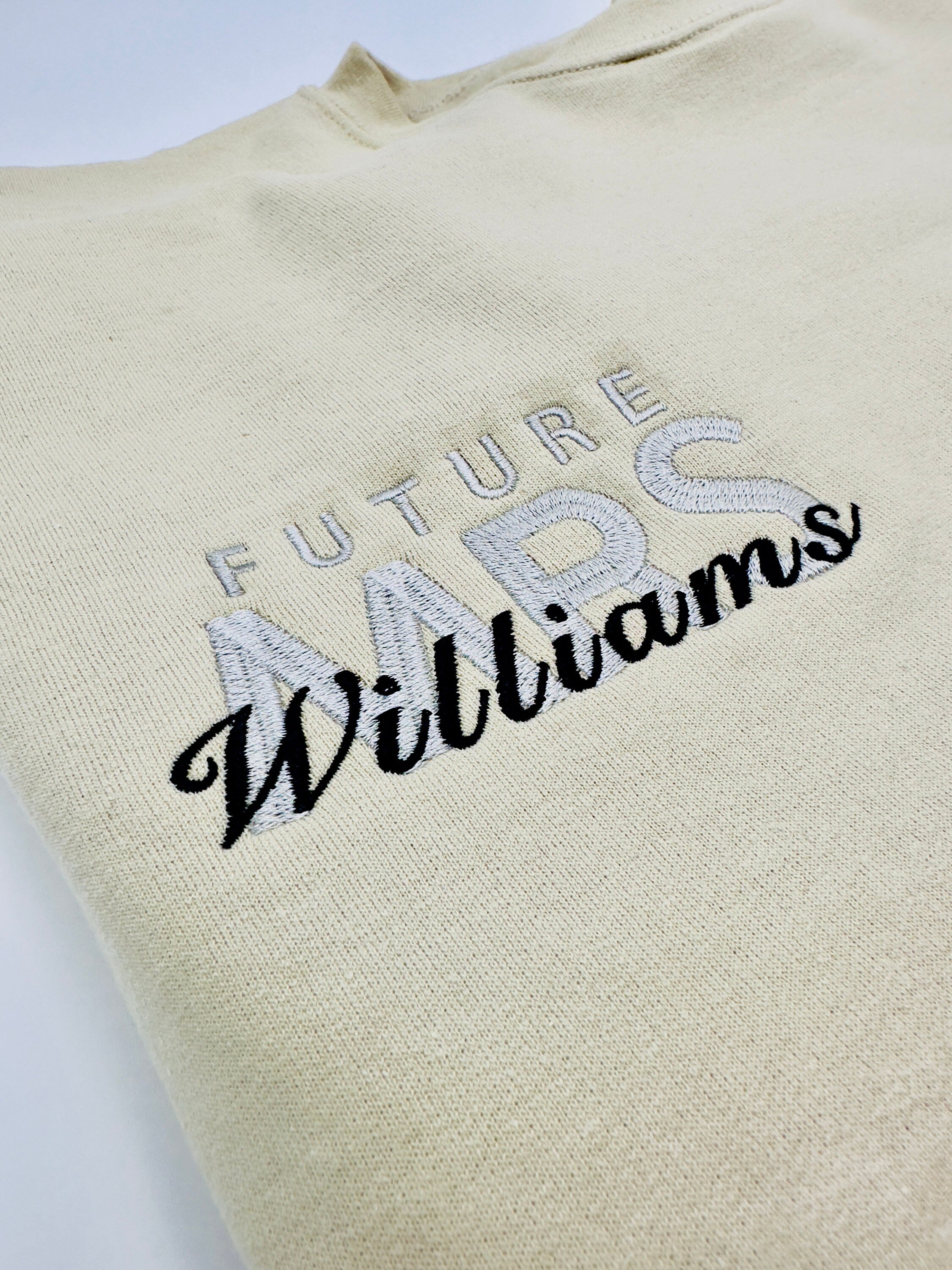 Custom Future Mrs. Embroidered Sweatshirt, Custom Mrs. Embroidered Sweatshirt, Personalized Sweatshirt,  Personalized Gift for Bride