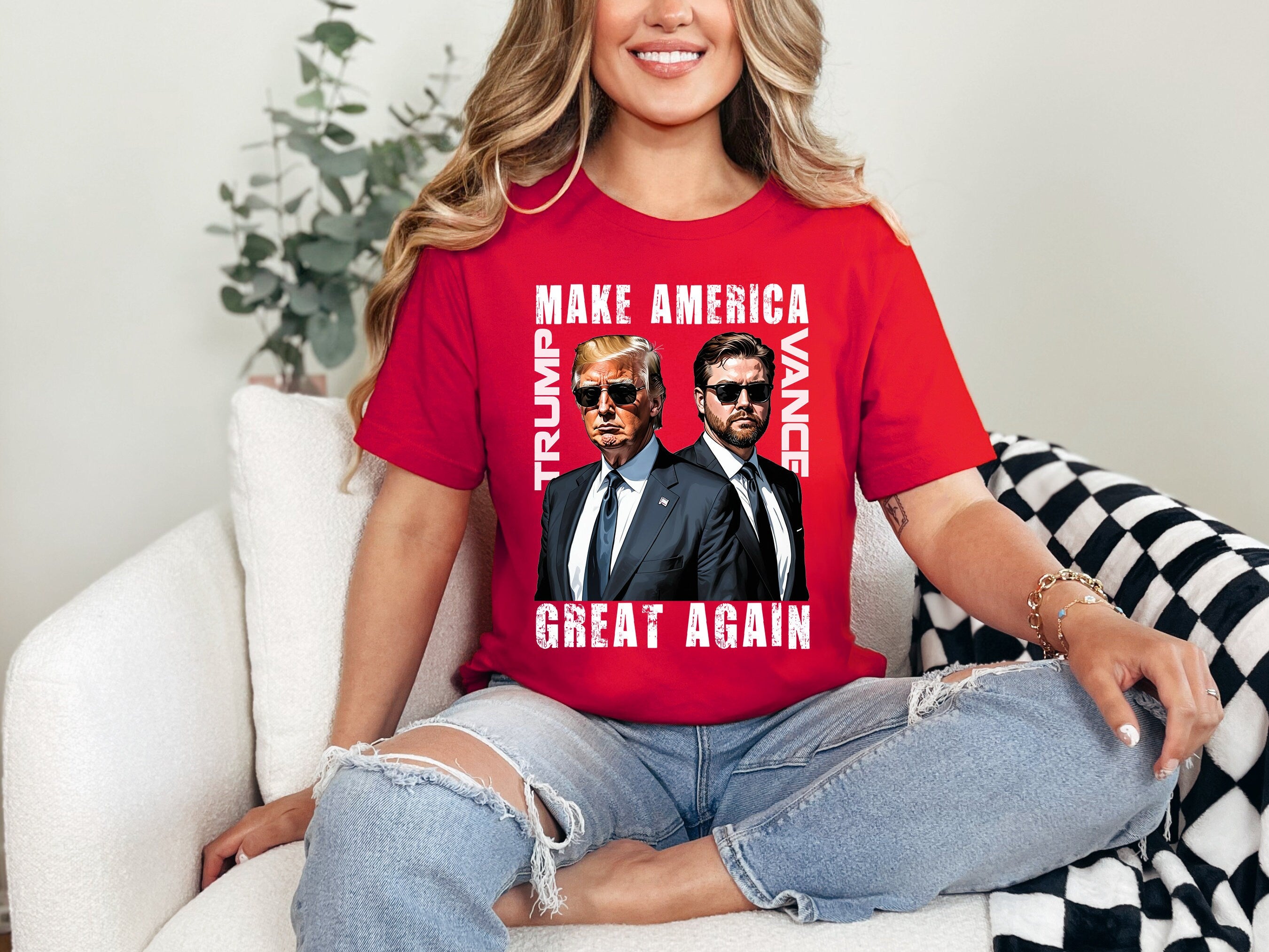 Make America Great Again Trump Vance 2024 Shirt, President Donald Trump and JD Vance Republican, Trump 2024 Shirt, Fight for Trump Shirt