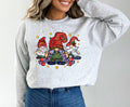 Christmas Gnomes Sweatshirt, Merry Christmas Sweatshirt, Buffalo Plaid Gnomes, Cute Sweatshirt, Christmas Gift, Holiday Gnomes Sweatshirt