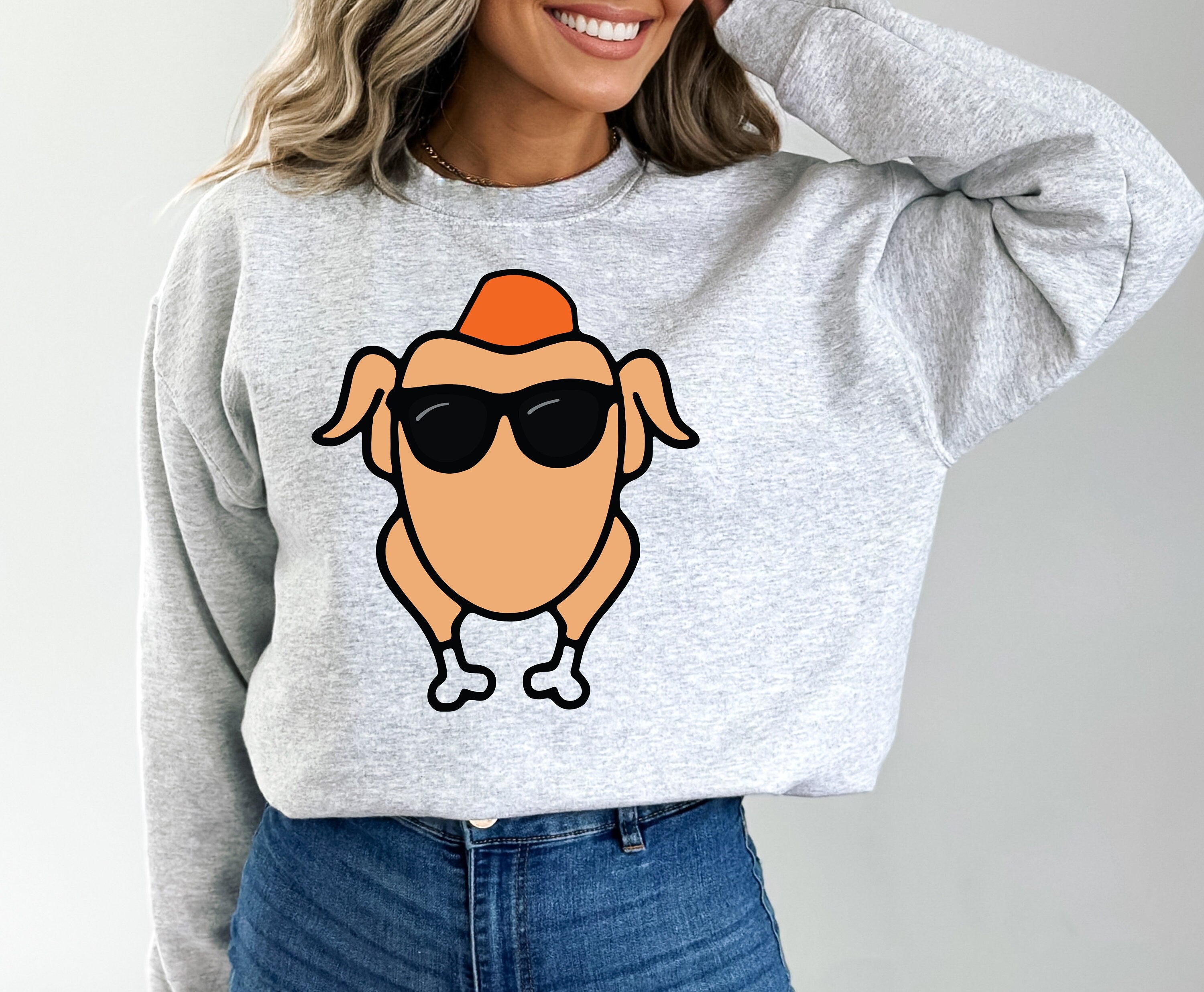 Thanksgiving Turkey Sweatshirt, Cute Turkey Fall Thanksgiving Sweatshirt, Thanksgiving Family Matching Sweatshirt, Funny Thanksgiving Shirt