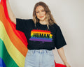 Human Shirt, LGBTQ Shirt, Pride Month Shirt, Gay Pride T-shirt, Love Is Love Shirt, Human Rights T Shirt, Political Activism Shirt,