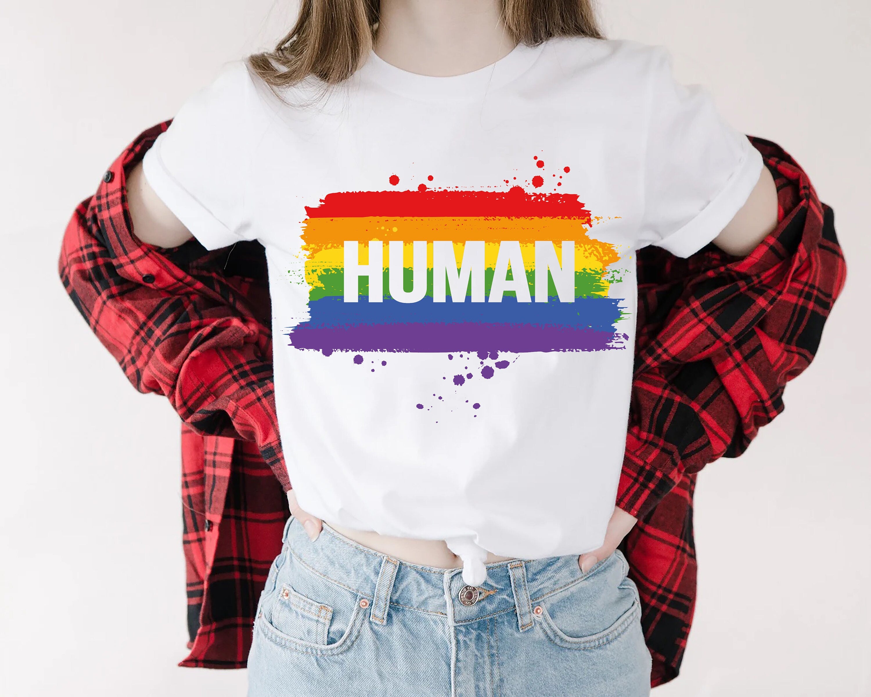 Human Shirt, LGBTQ Shirt, Pride Month Shirt, Gay Pride T-shirt, Love Is Love Shirt, Human Rights T Shirt, Political Activism Shirt,