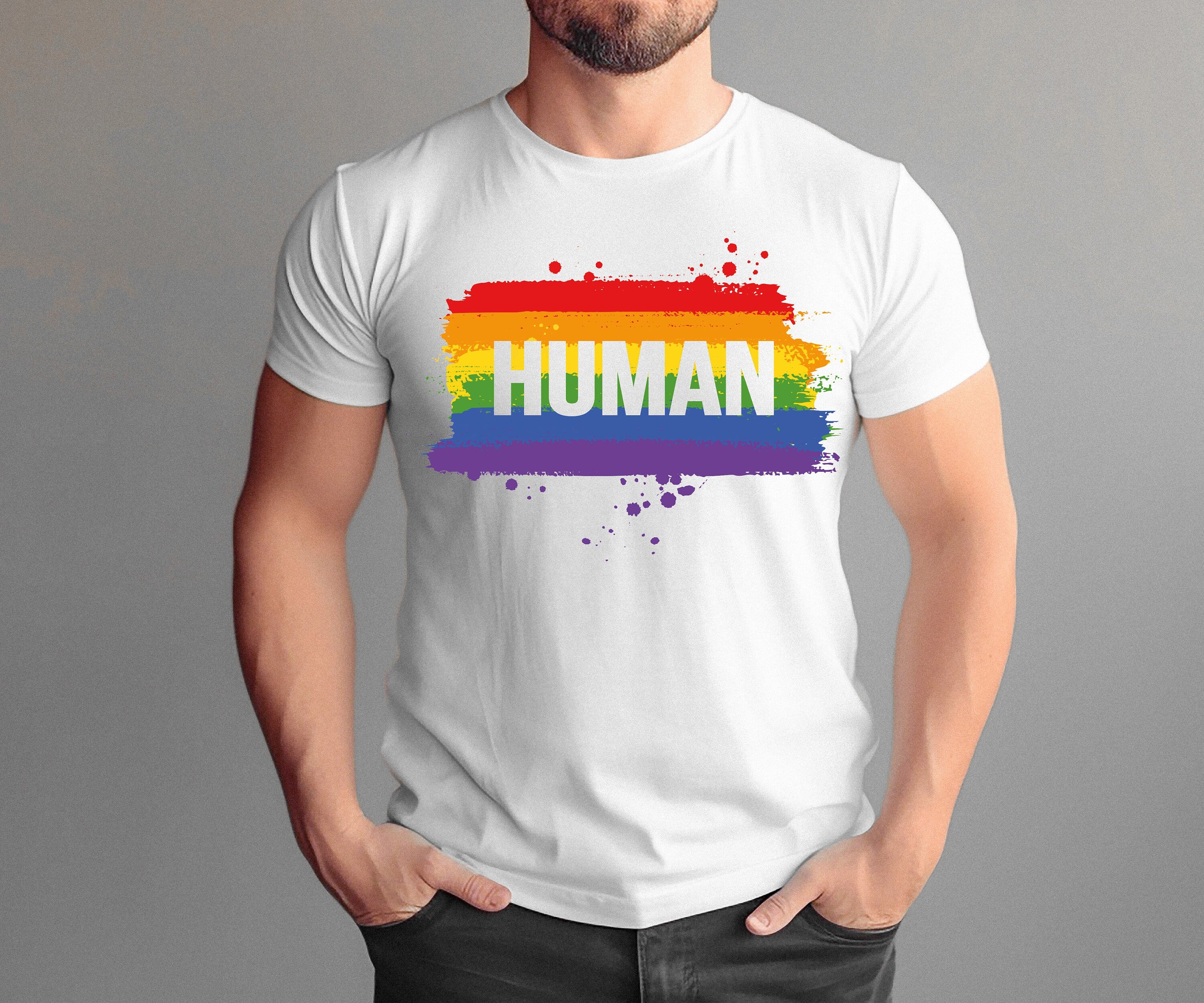 Human Shirt, LGBTQ Shirt, Pride Month Shirt, Gay Pride T-shirt, Love Is Love Shirt, Human Rights T Shirt, Political Activism Shirt,
