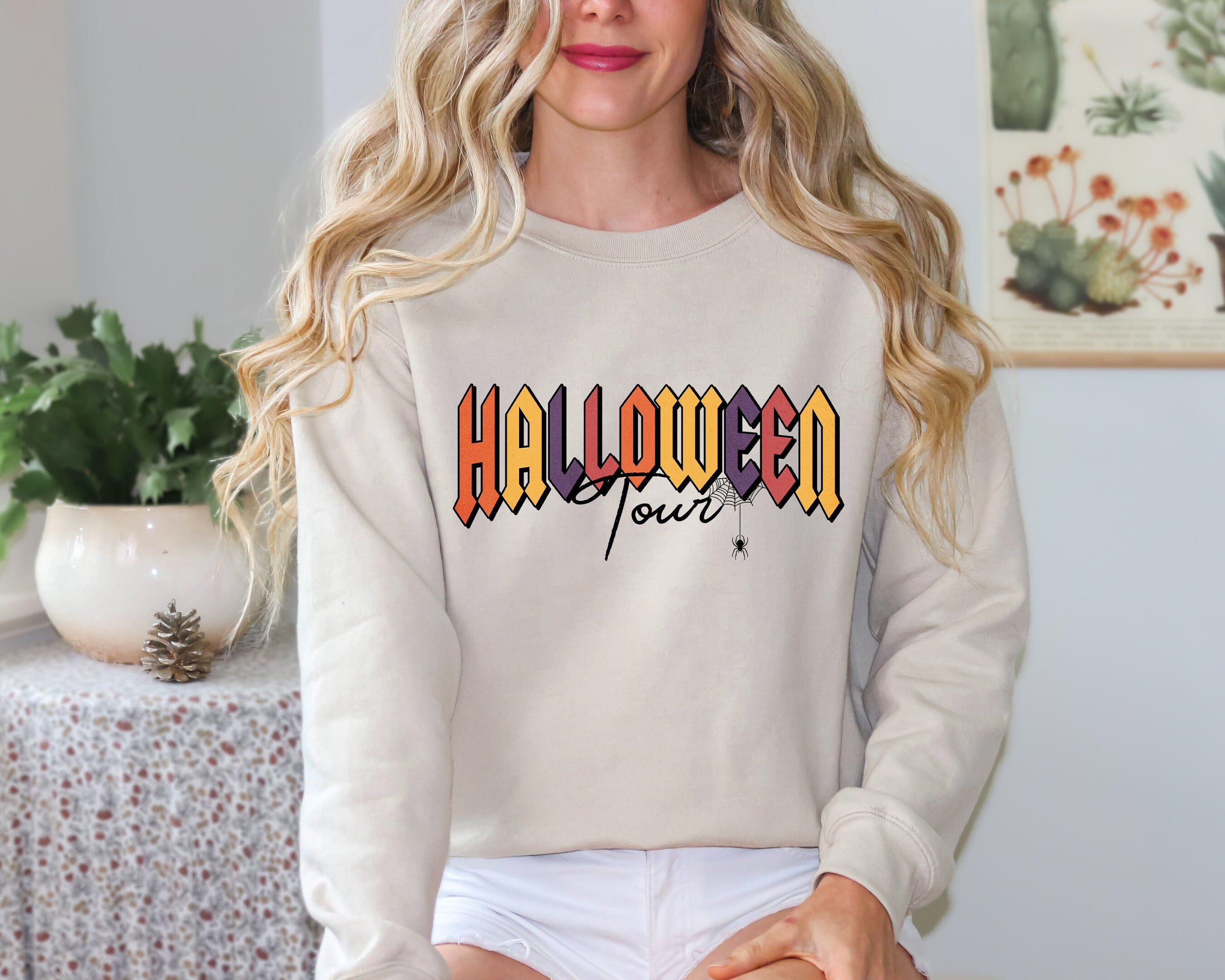 Halloween Tour Sweatshirt, Trick and Treat Sweater, Halloween Where Being Normal is Vastly Sweatshirt,  Spooky Halloween , Halloween Gifts