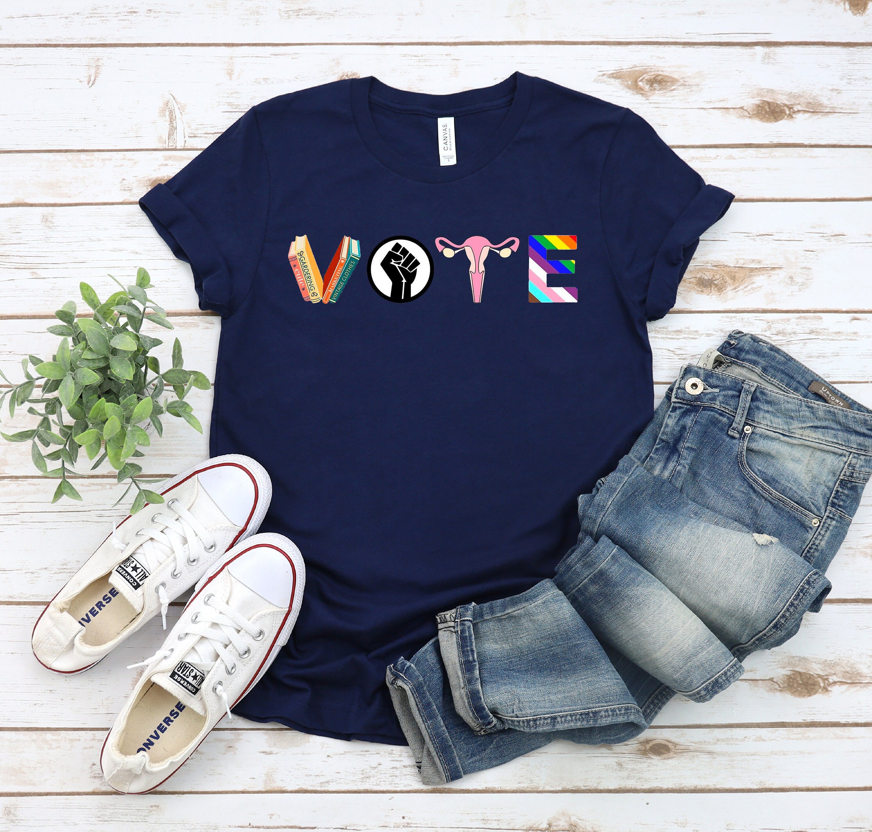 Vote Shirt, Banned Books Shirt, Reproductive Rights Tee,  LGBTQ Shirt, Political Activism Shirt, Pro Roe V Wade, Election shirt, BLM Shirts
