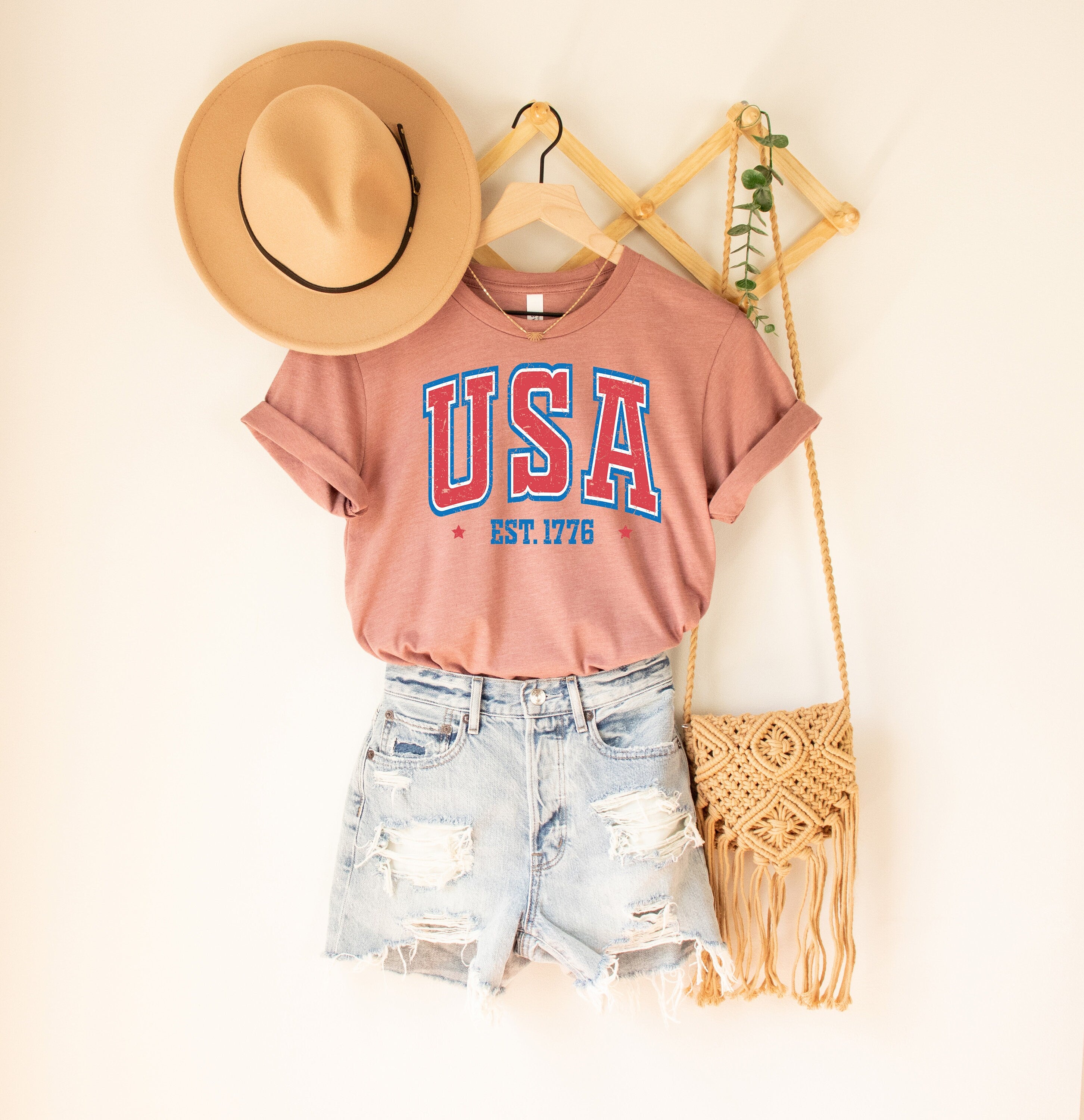 Retro Usa 1776 Shirt, 1776 USA Shirt, USA Shirt, Usa Est. 1776 Shirt, USA Distressed 1776 Shirt,  4th of July Shirt