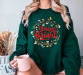 Merry Bright Christmas Sweatshirt, Merry Christmas Sweatshirt, Trendy Christmas Sweatshirts, Light Christmas Sweatshirt, Happy Christmas