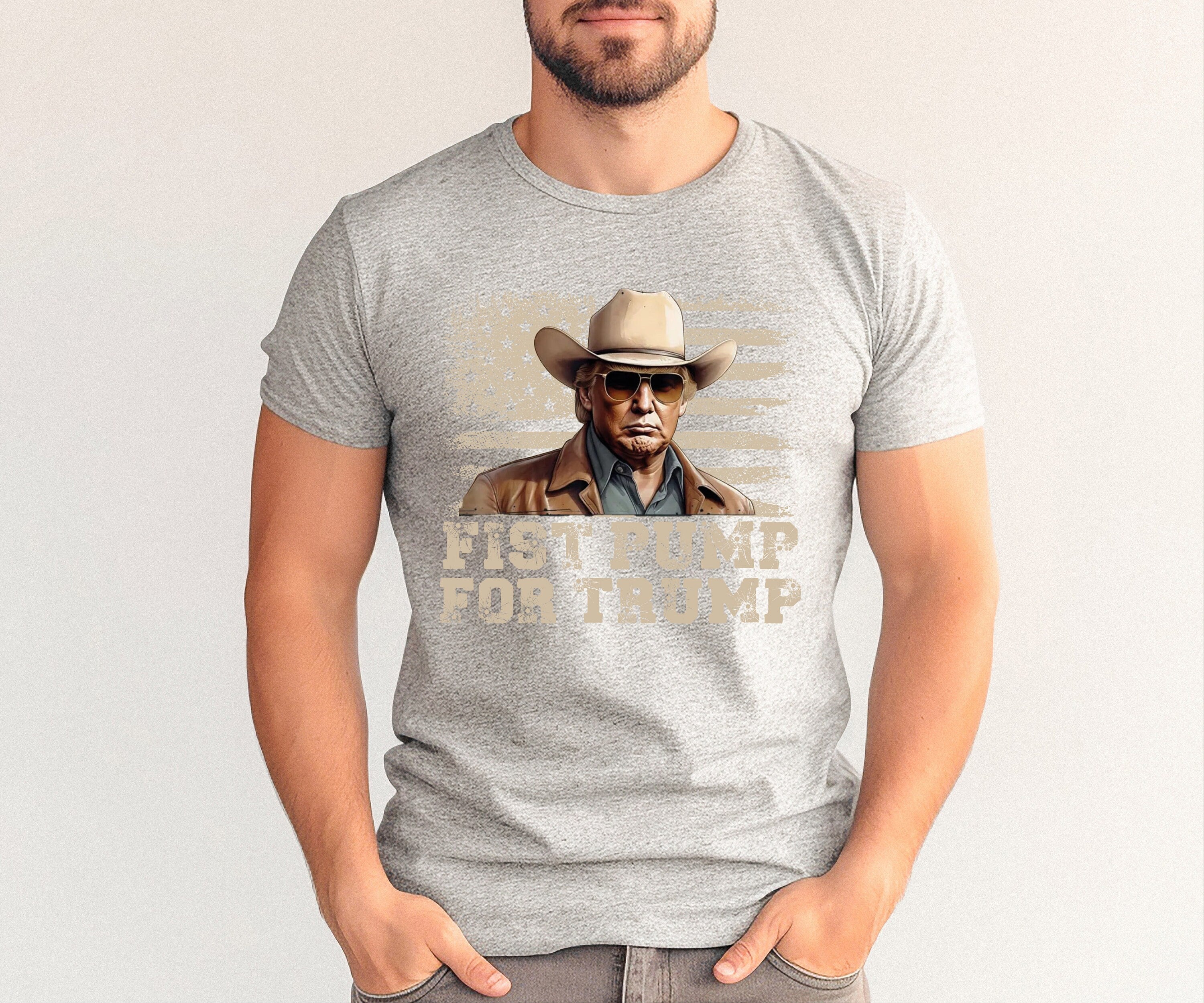 Fist pump for Trump, Trump Shot Shirt, Fight for Trump Shirt, Donald Trump Shooting Tee, Republican Tee, President Trump, Trump 2024 Shirt