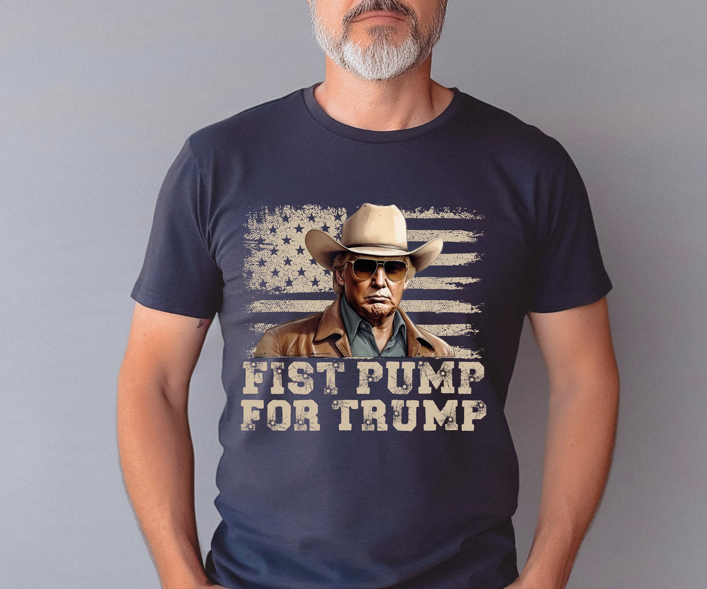 Fist pump for Trump, Trump Shot Shirt, Fight for Trump Shirt, Donald Trump Shooting Tee, Republican Tee, President Trump, Trump 2024 Shirt