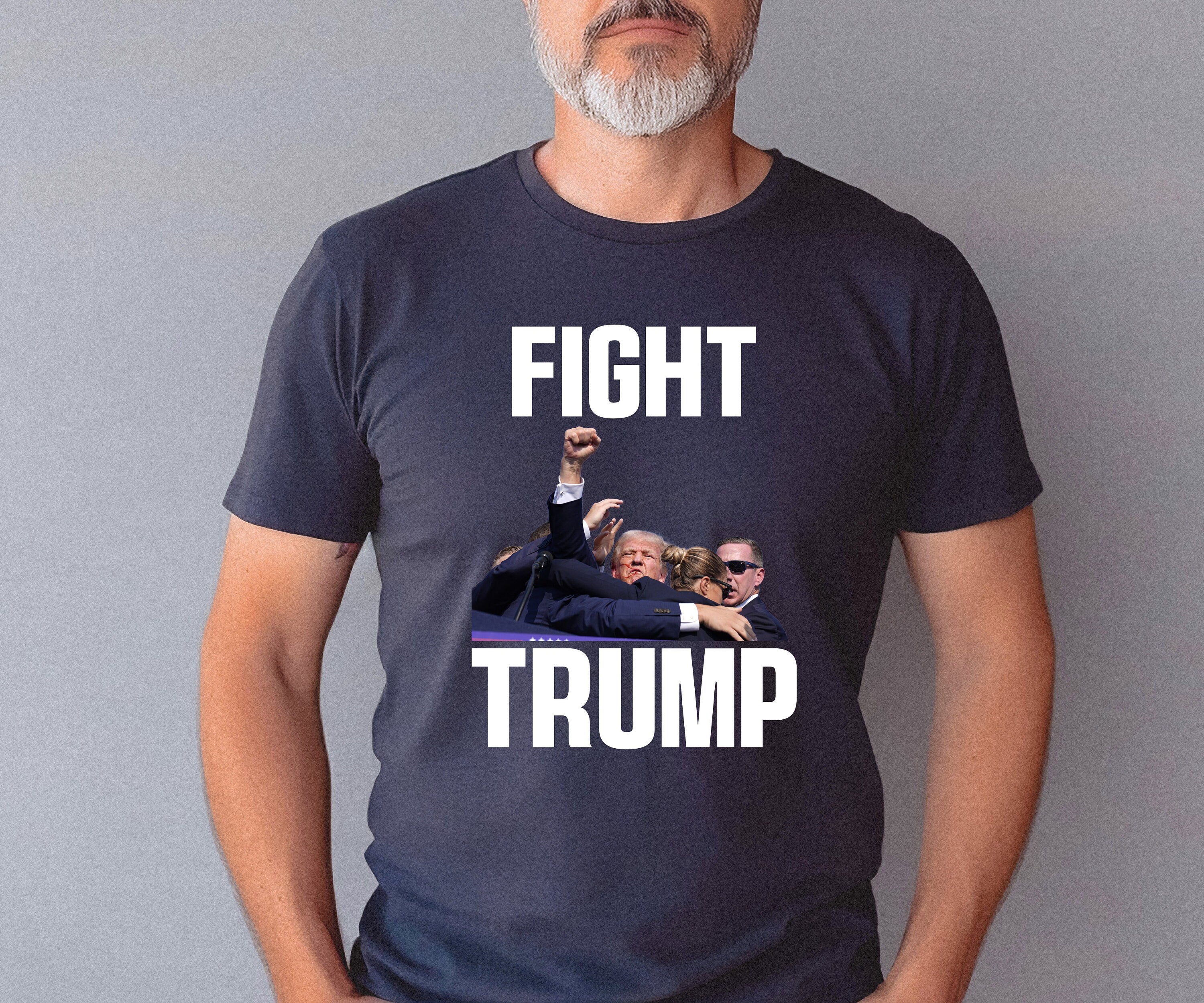 Donald Trump Shooting Tee, Fist Pump for Trump, Republican Tee, Fight for Trump Shirt, Never surrender, President Trump, Fight Trump Tee