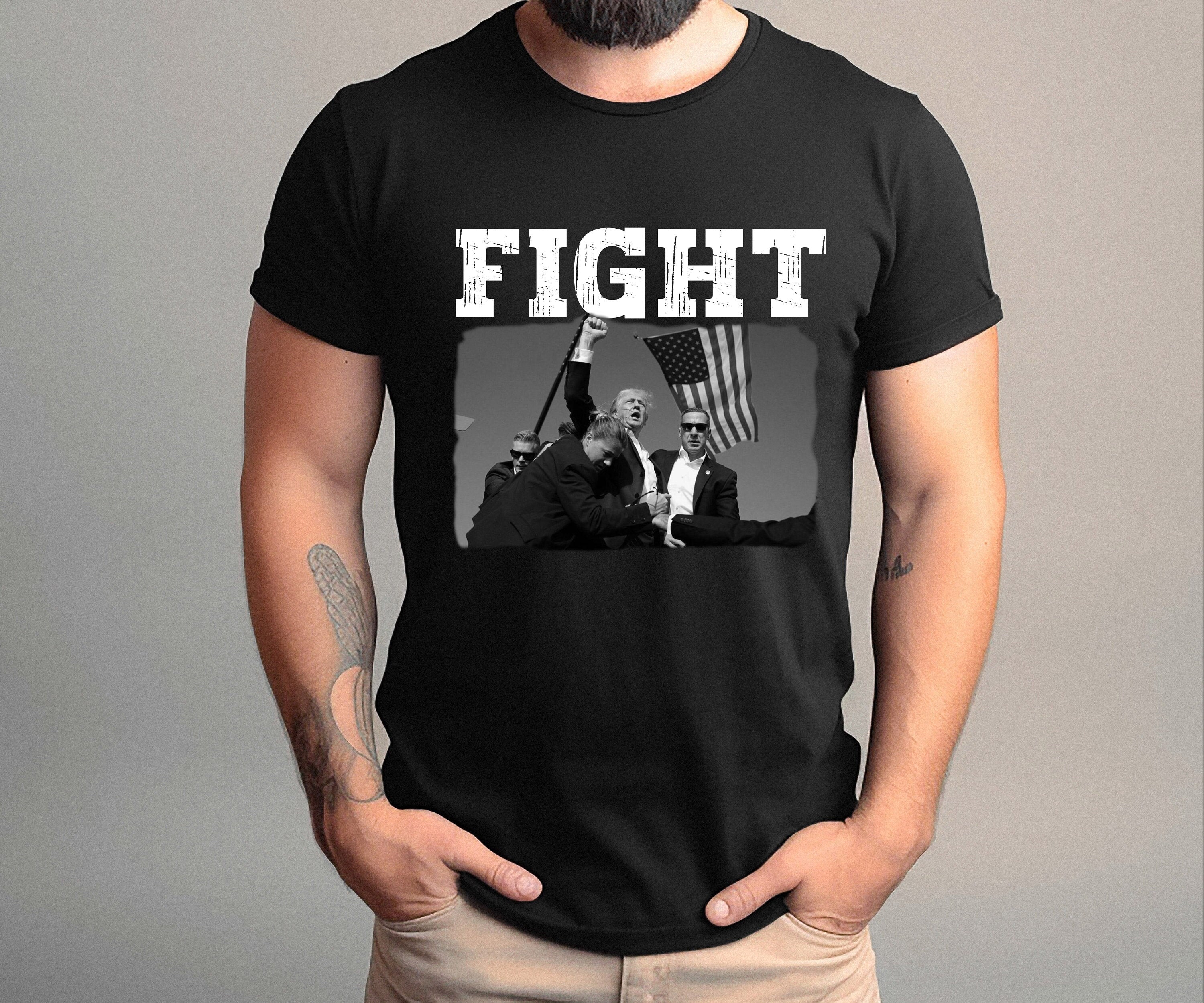 Fight Trump shirt, Trump Shirt, Republican Tee, Trump 2024 Shirt, Patriotic Outfit, Fight for Trump Shirt, Never surrender, President Trump