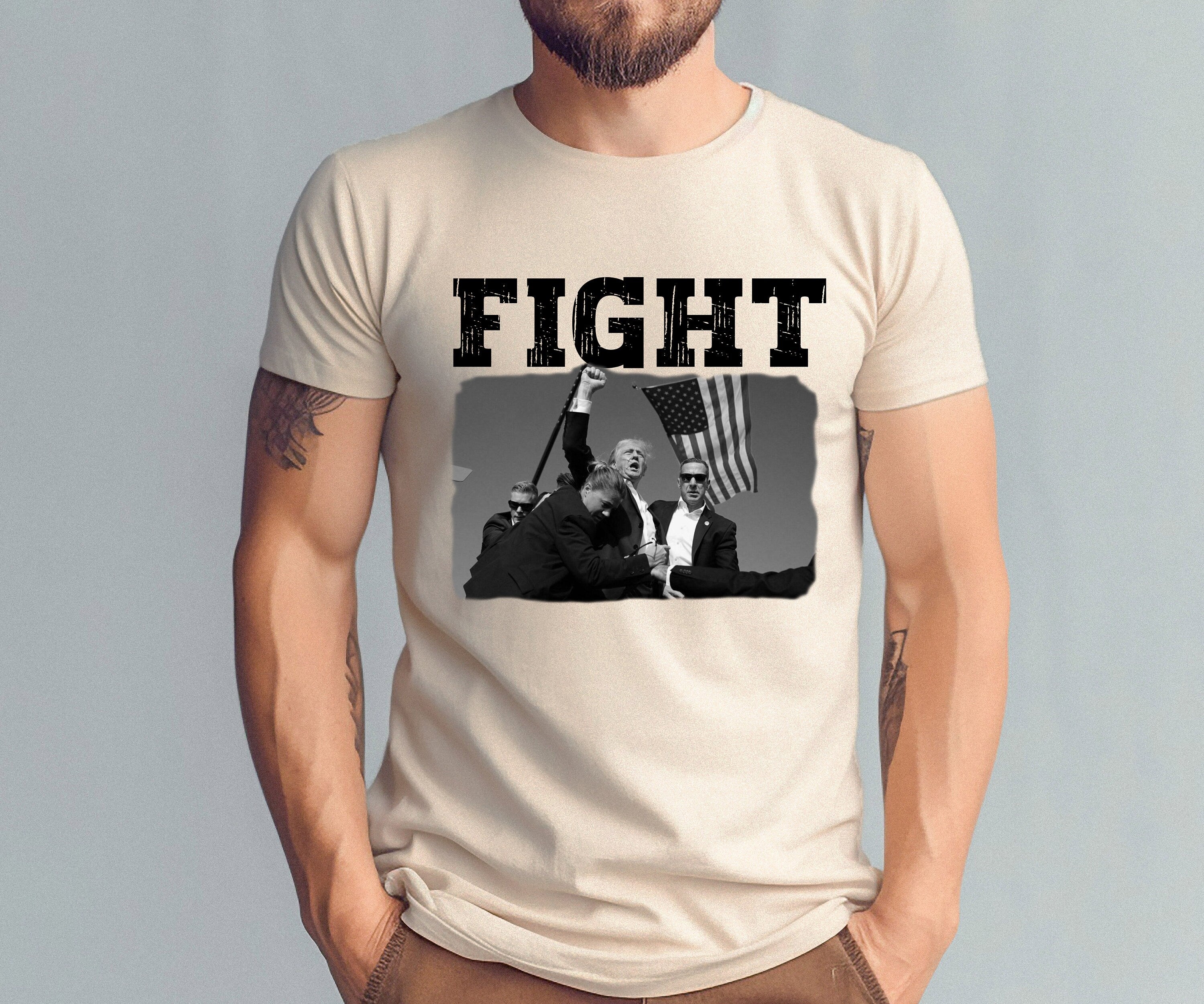 Fight Trump shirt, Trump Shirt, Republican Tee, Trump 2024 Shirt, Patriotic Outfit, Fight for Trump Shirt, Never surrender, President Trump