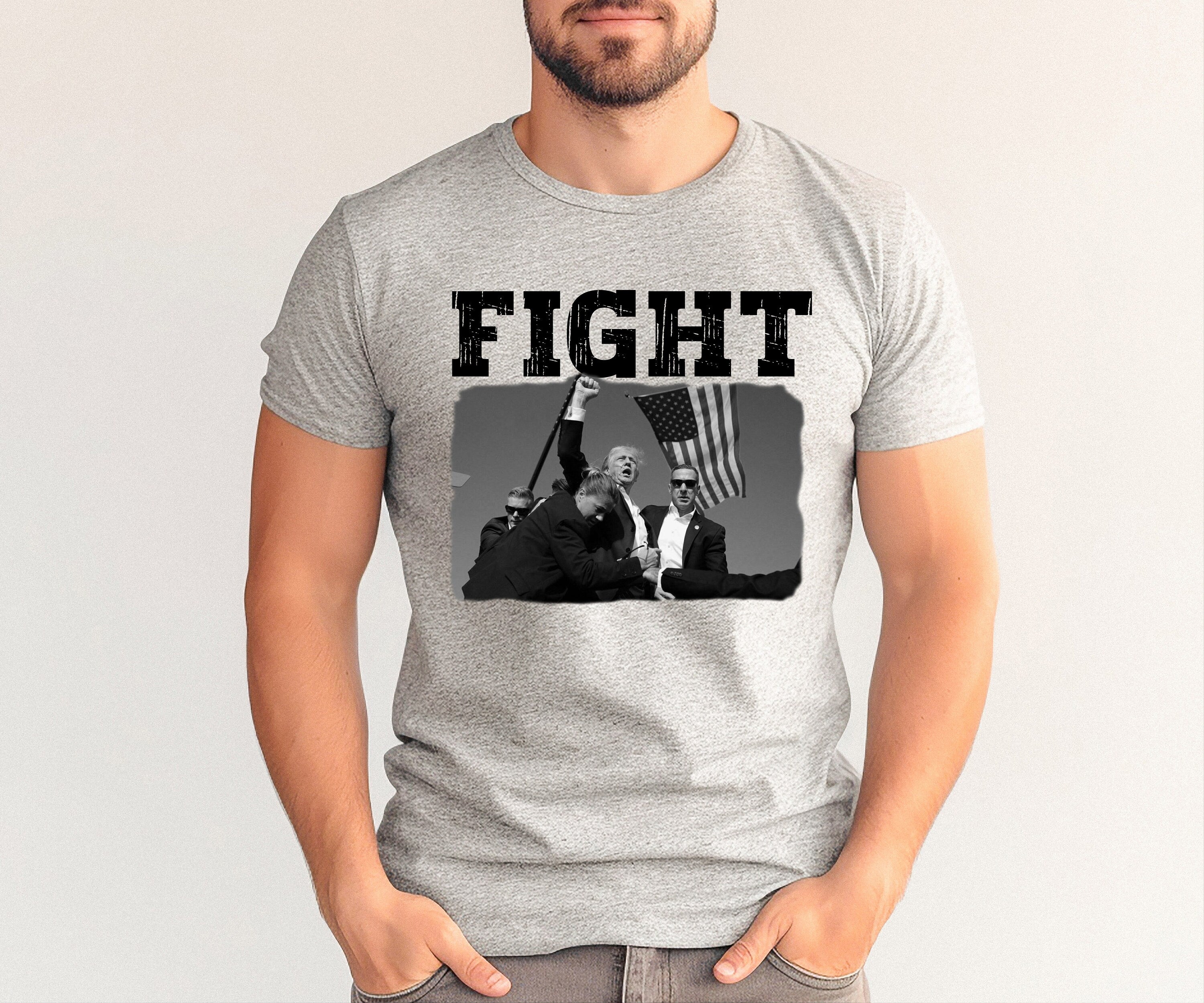 Fight Trump shirt, Trump Shirt, Republican Tee, Trump 2024 Shirt, Patriotic Outfit, Fight for Trump Shirt, Never surrender, President Trump
