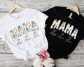 Custom Mama Shirt, Mom Shirt With Names, Mother's Day Shirt, Mama With Children Names Tee, Mom Shirt, Mother's Day Gift, Trendy Mom