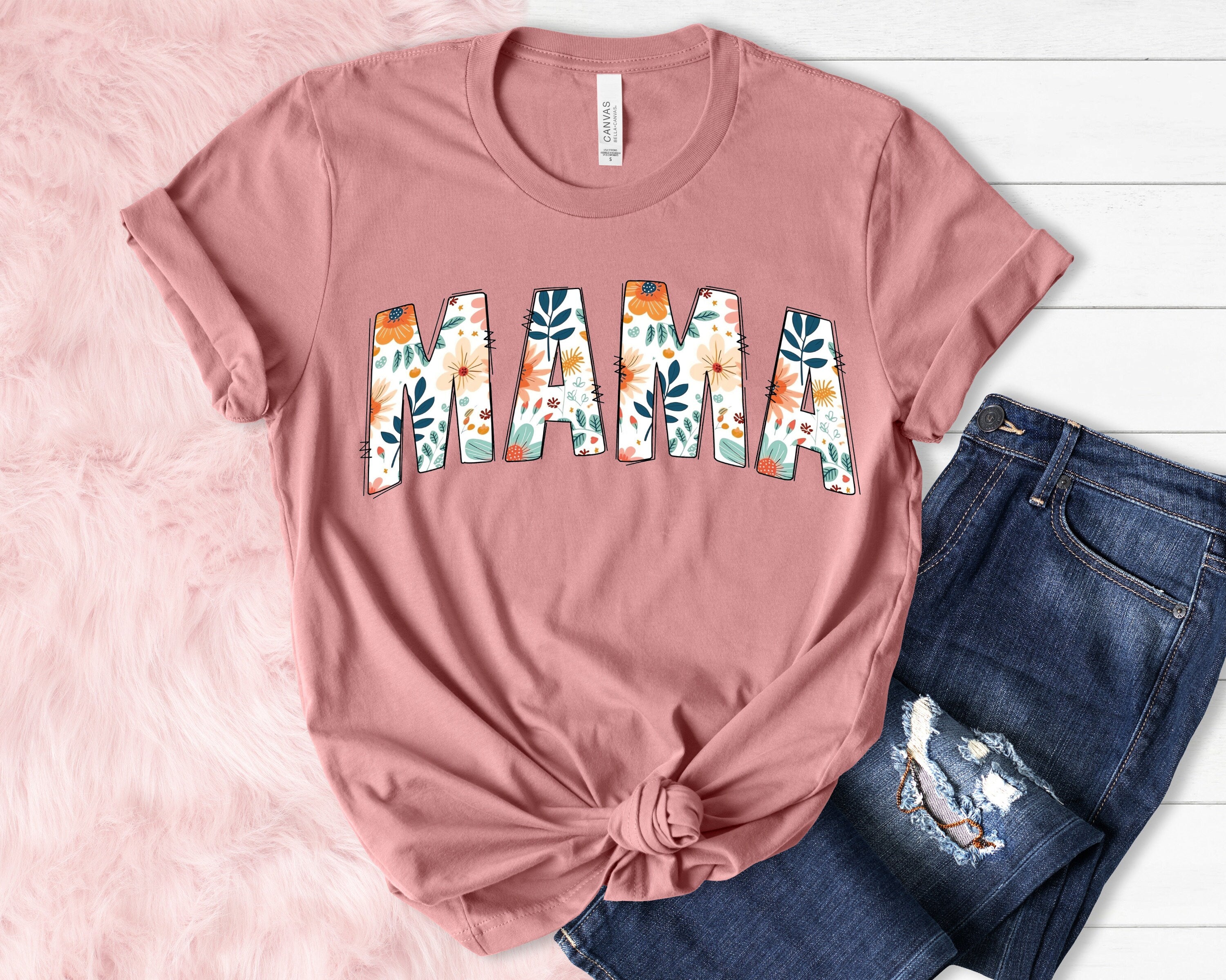Mama Shirt For Mothers Day Gift, Birthday Gift For Her, Mom Shirt, Mother's Day Gift, Mom Heart Shirt, Mama Shirt, Gift For Her, Trendy Mom