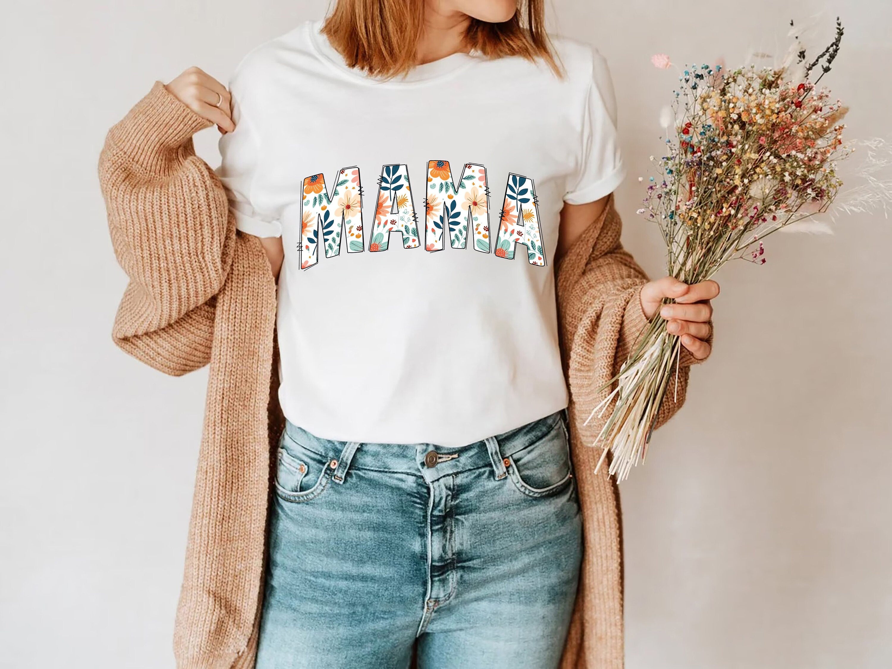 Mama Shirt For Mothers Day Gift, Birthday Gift For Her, Mom Shirt, Mother's Day Gift, Mom Heart Shirt, Mama Shirt, Gift For Her, Trendy Mom