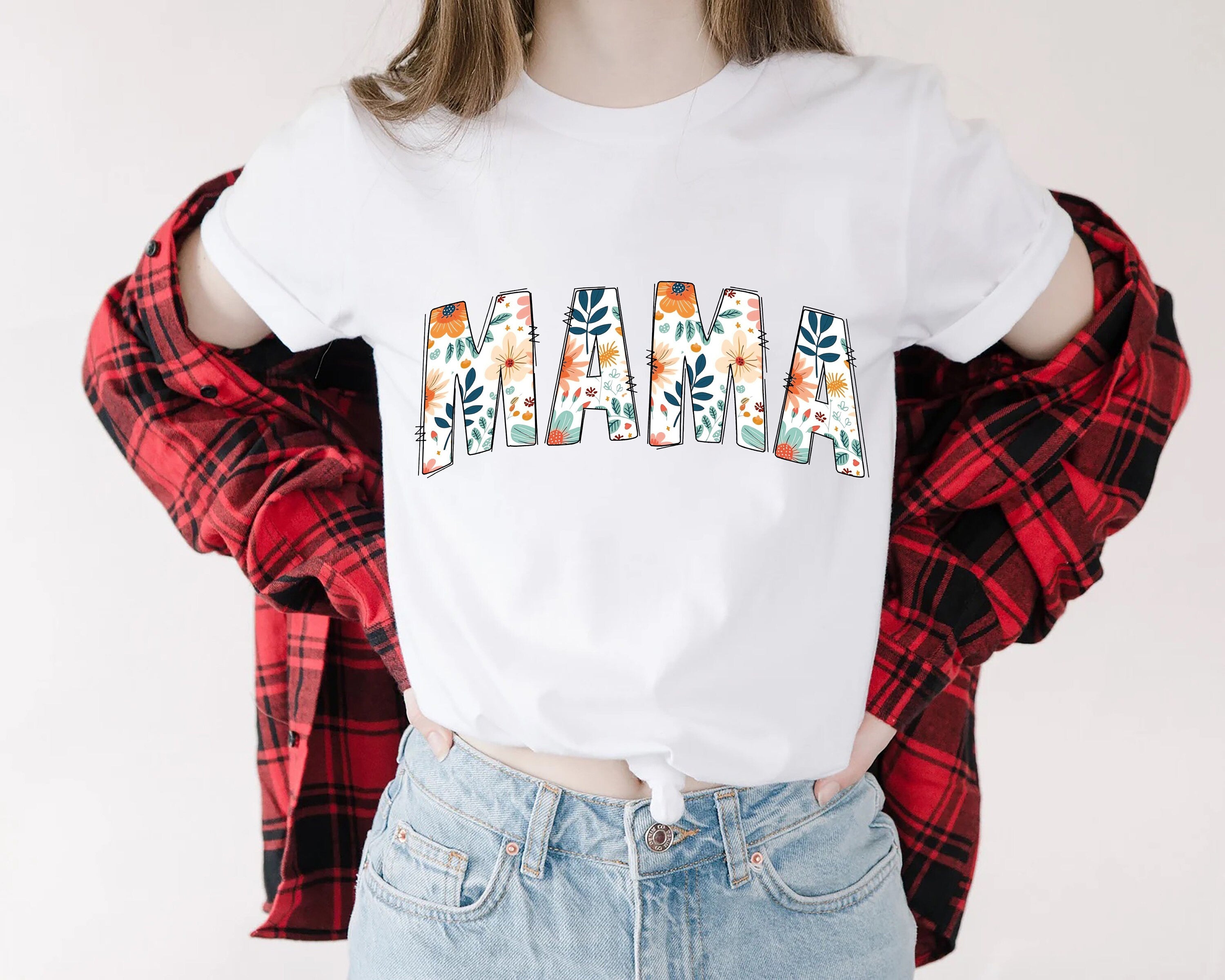 Mama Shirt For Mothers Day Gift, Birthday Gift For Her, Mom Shirt, Mother's Day Gift, Mom Heart Shirt, Mama Shirt, Gift For Her, Trendy Mom