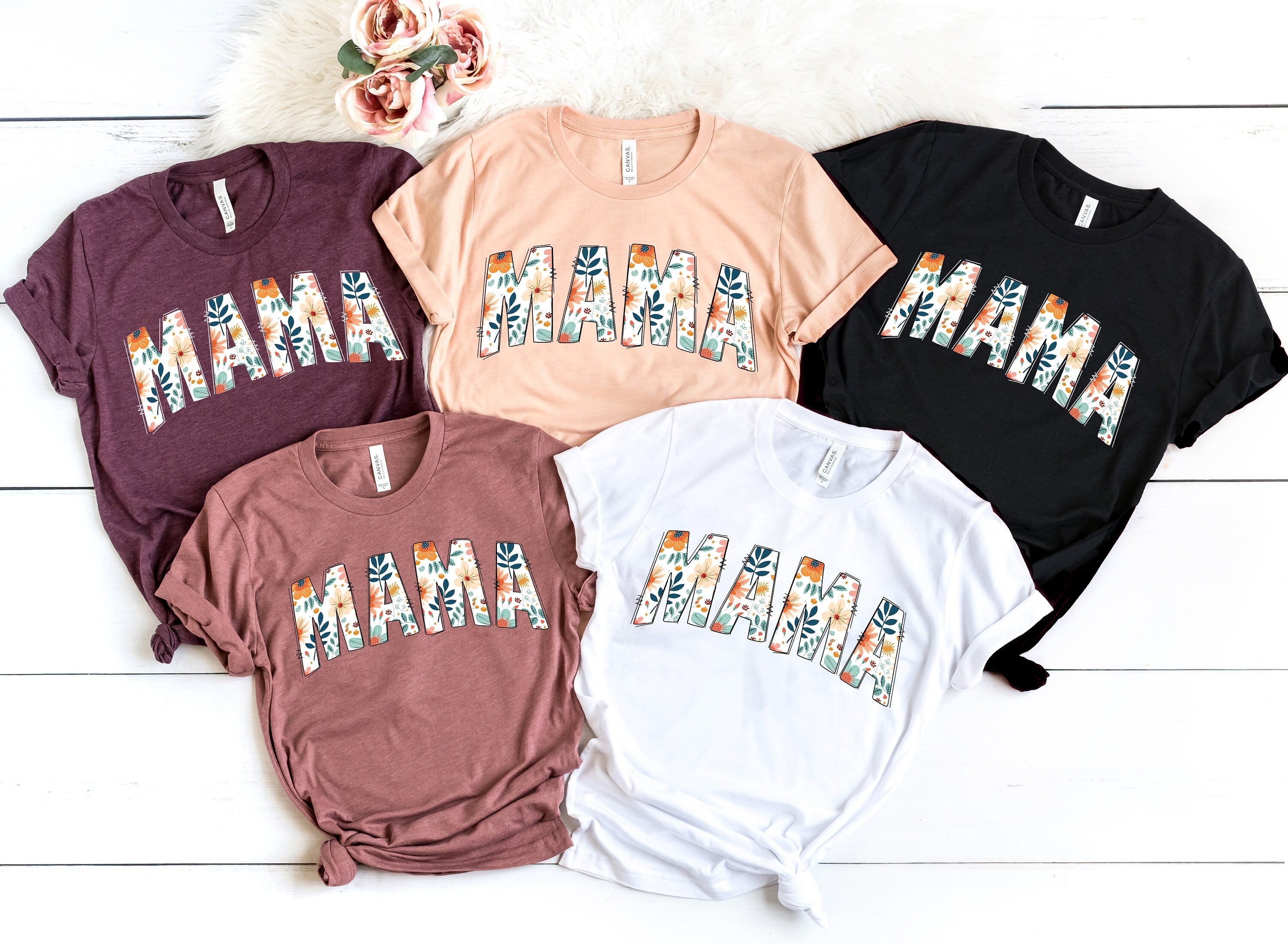 Mama Shirt For Mothers Day Gift, Birthday Gift For Her, Mom Shirt, Mother's Day Gift, Mom Heart Shirt, Mama Shirt, Gift For Her, Trendy Mom
